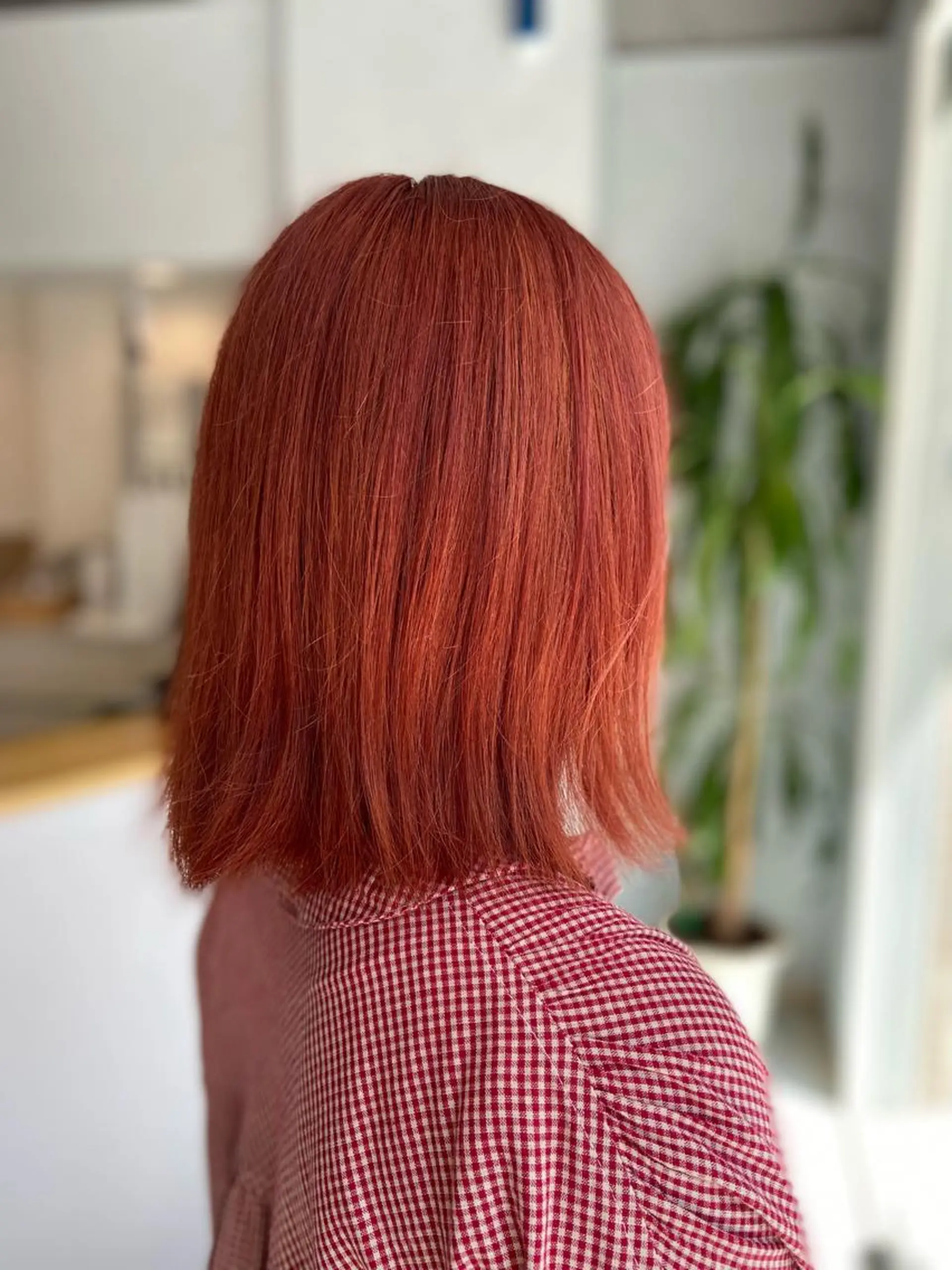 ミディアム カラー ブリーチ ピンクカラー ヘアカラー トリートメント 菊地 美憂のヘアスタイル