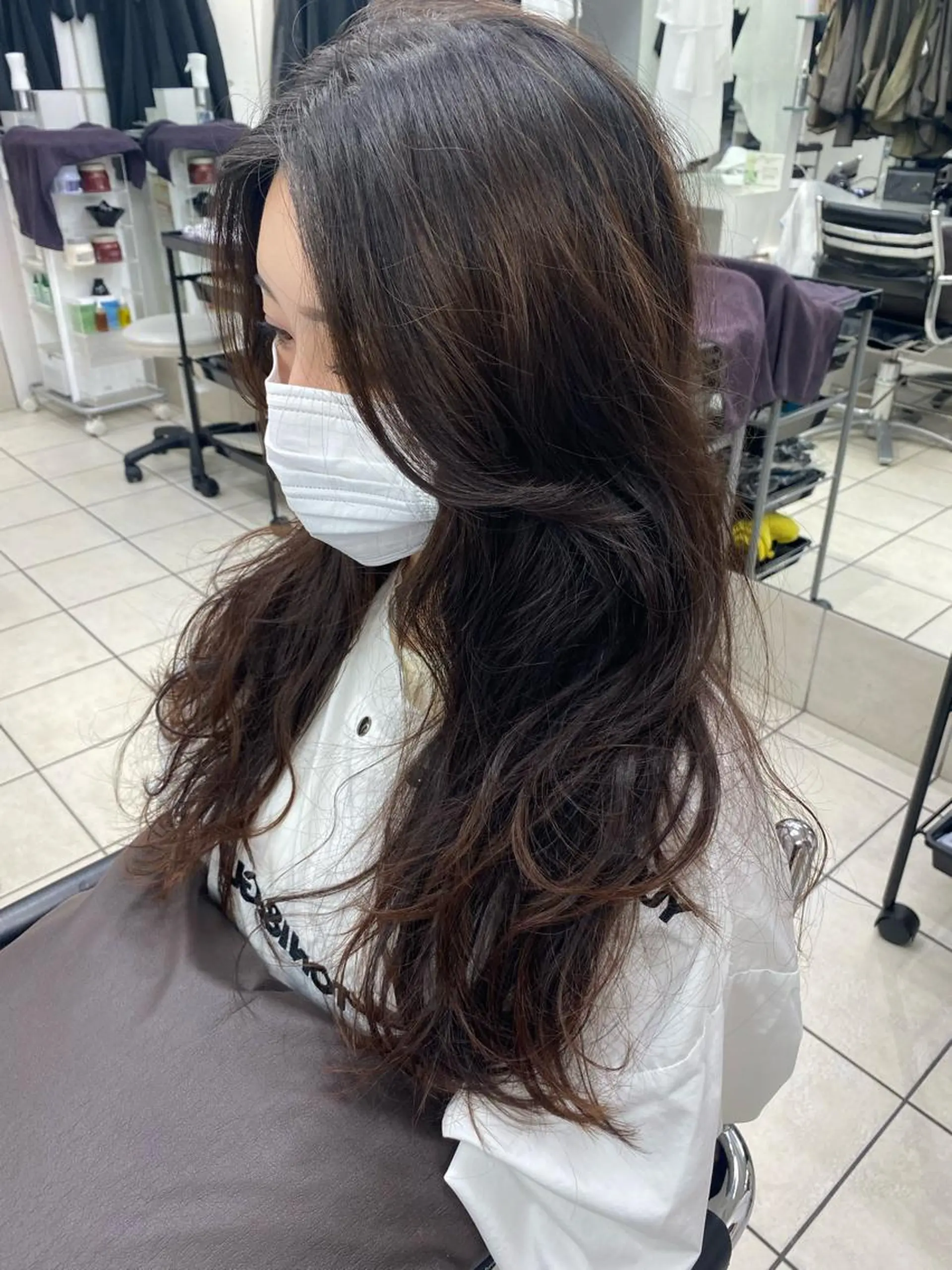 ロング カラー パーマ TONI&GUY   EBISU所属・星野 菜月のヘアスタイル