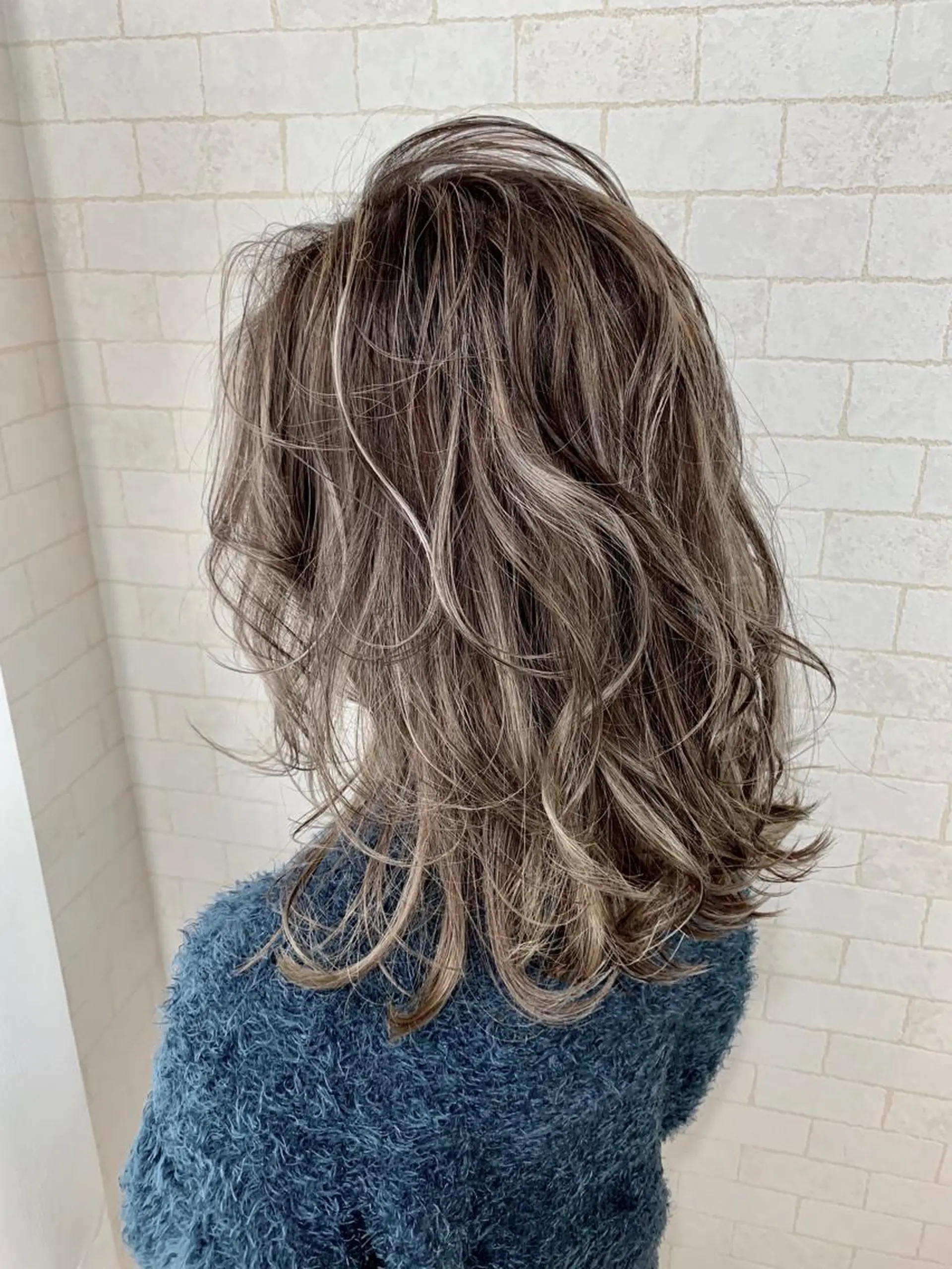 セミロング 神野 雅樹のヘアスタイル