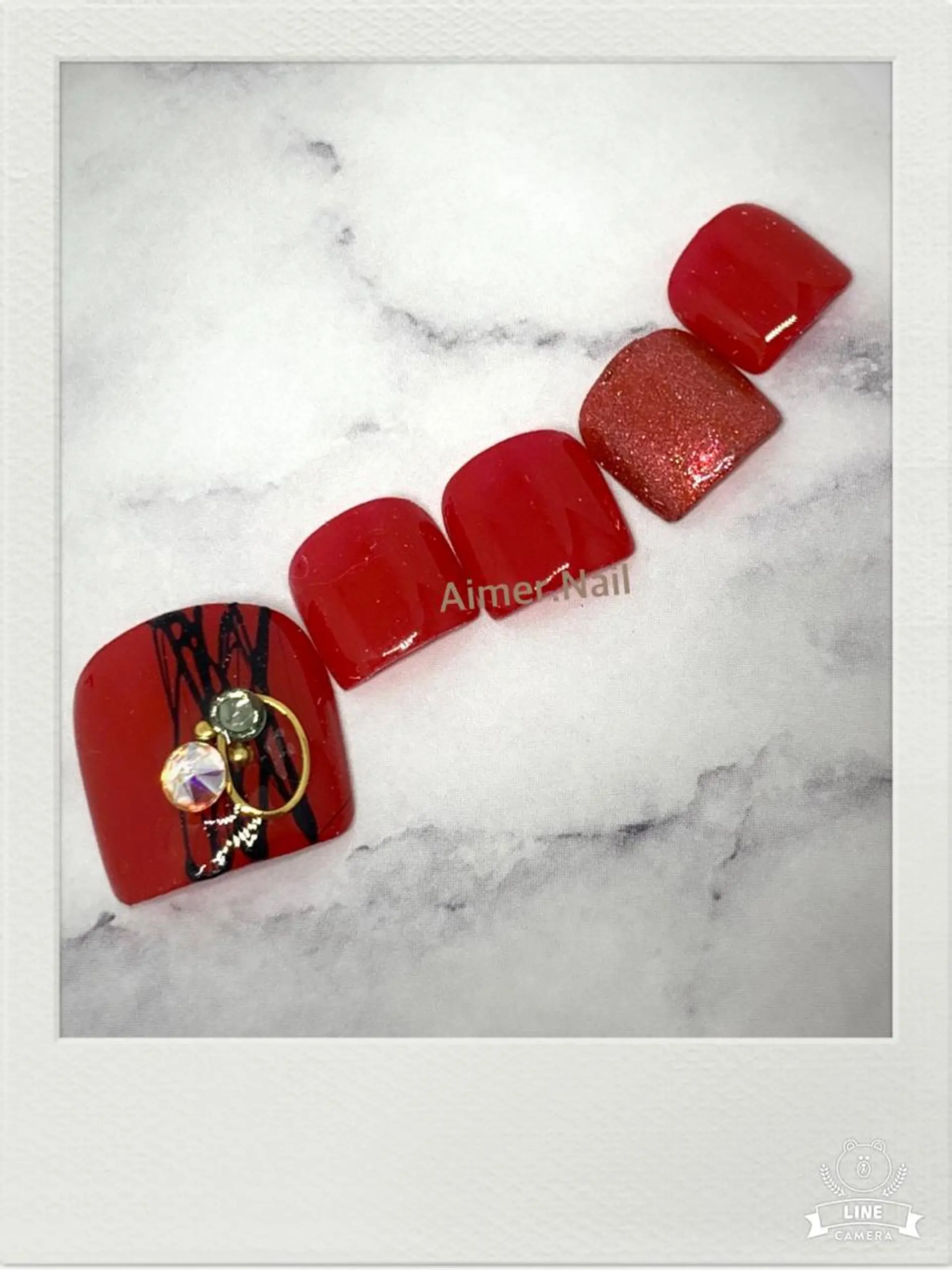 ネイル フットネイル フットネイル Aimer. Nailのネイルデザイン