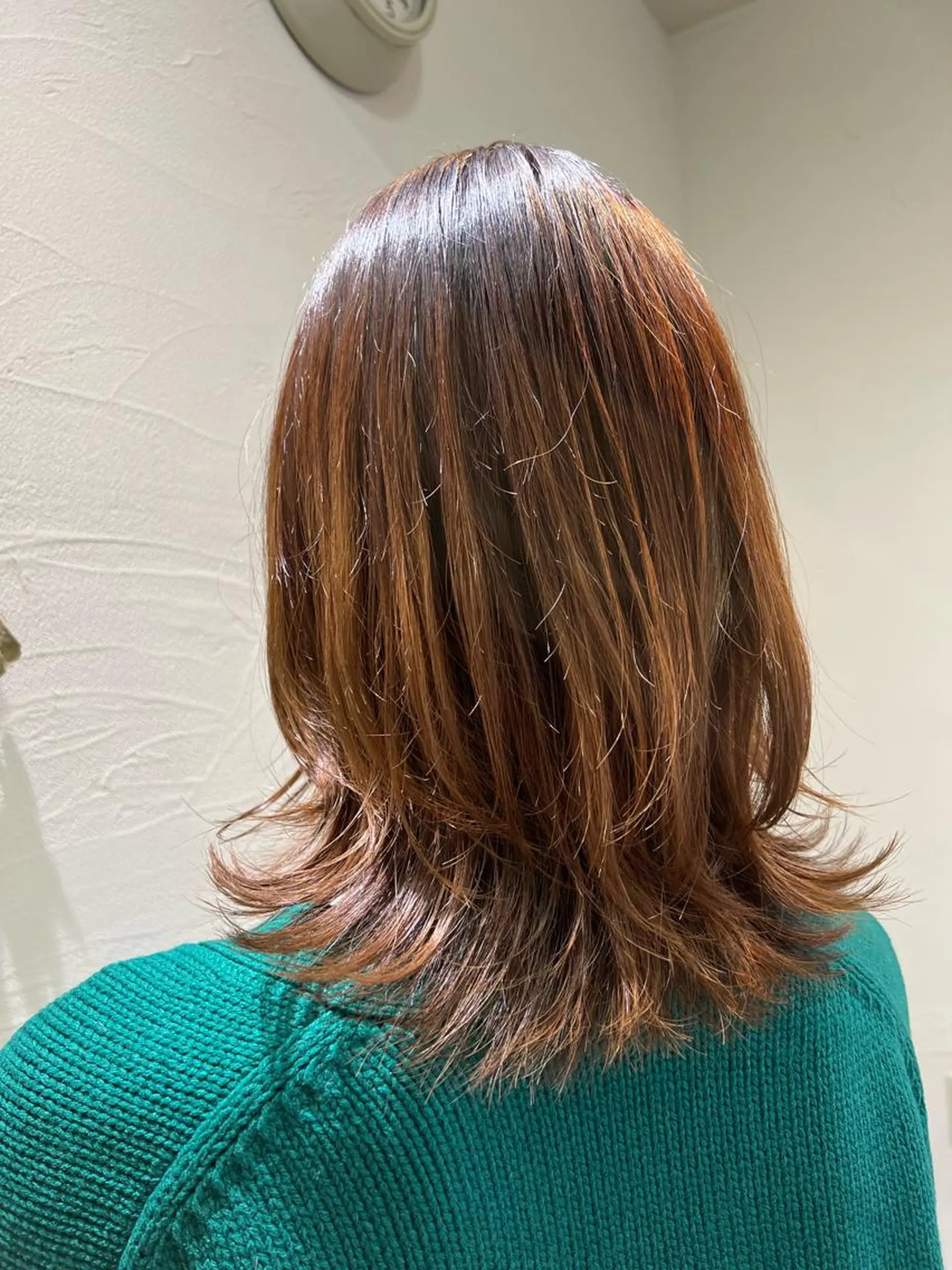 セミロング Ang　山口 莉沙のヘアスタイル