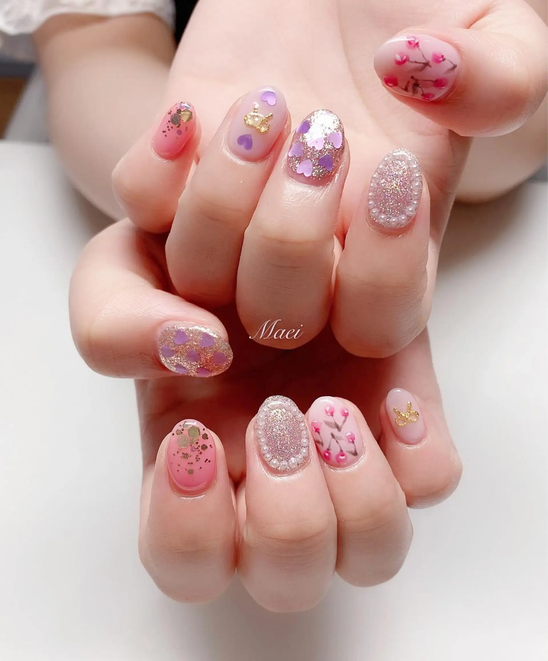 ネイル ハンドネイル ハンドケア ♡Ellie ♡のネイルデザイン