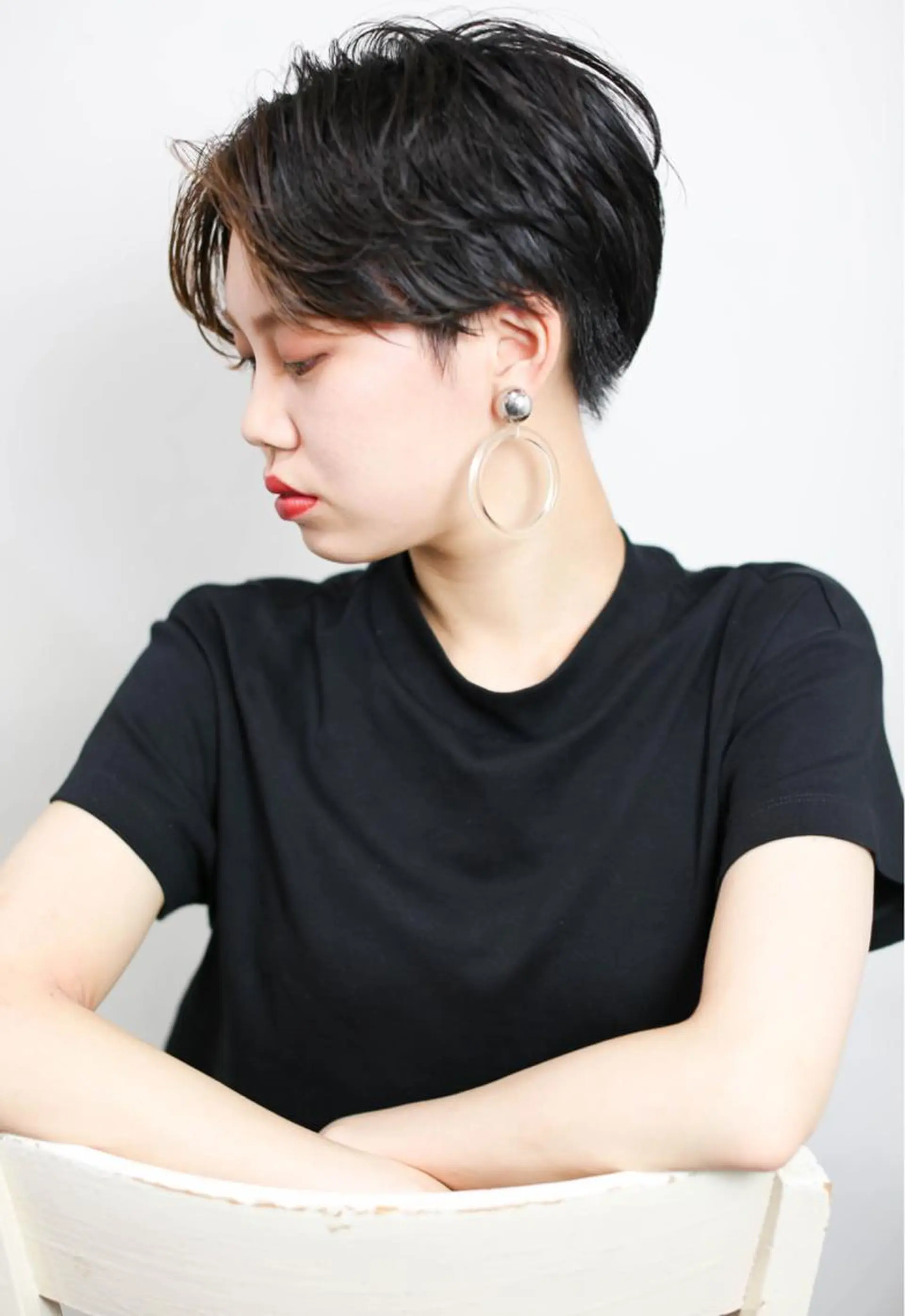 ショート パーマ 千葉 郁也のヘアスタイル