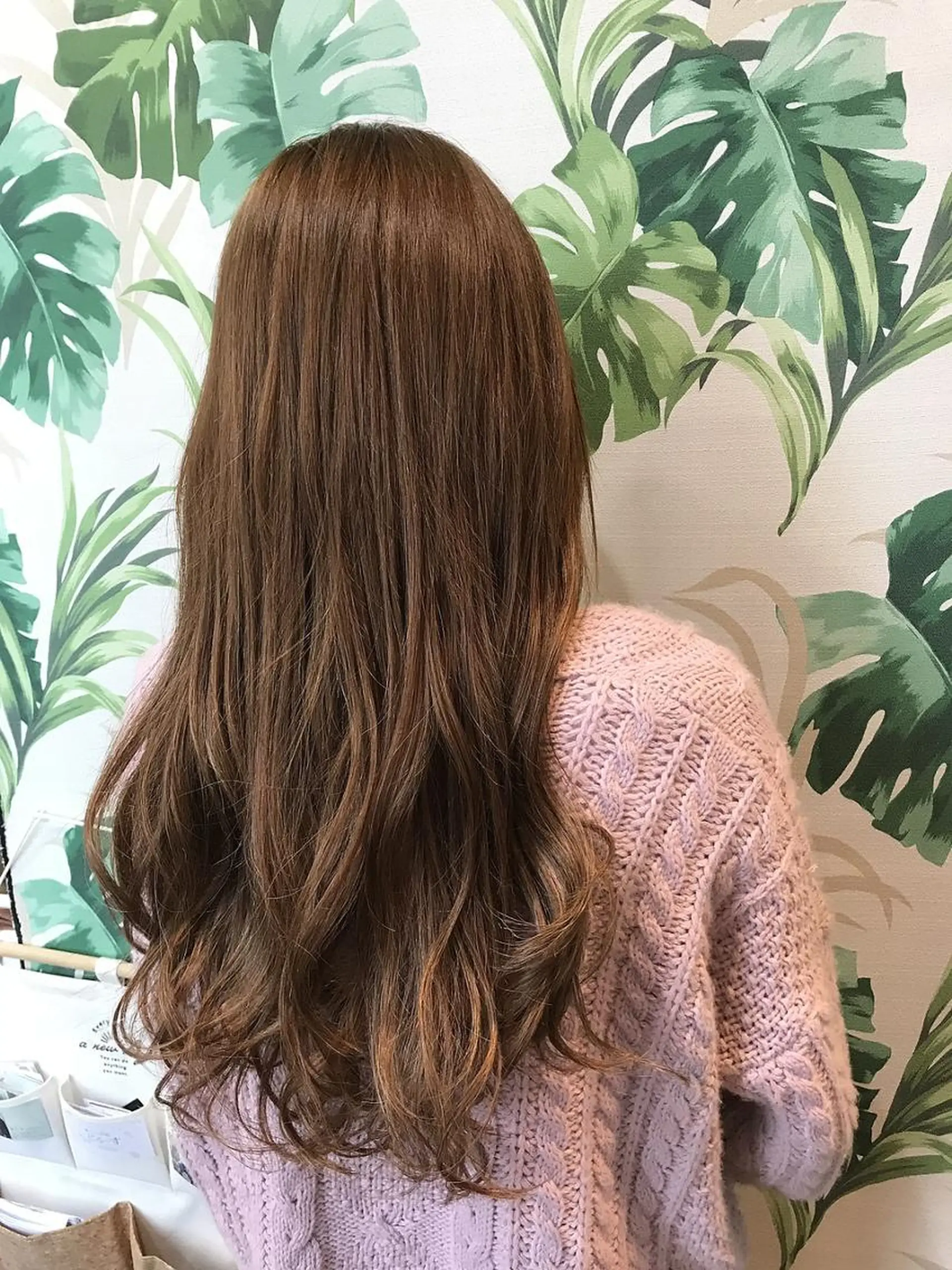 ロング カラー ヘアアレンジ 大阪レミーエクステ チビ編み込みのヘアスタイル