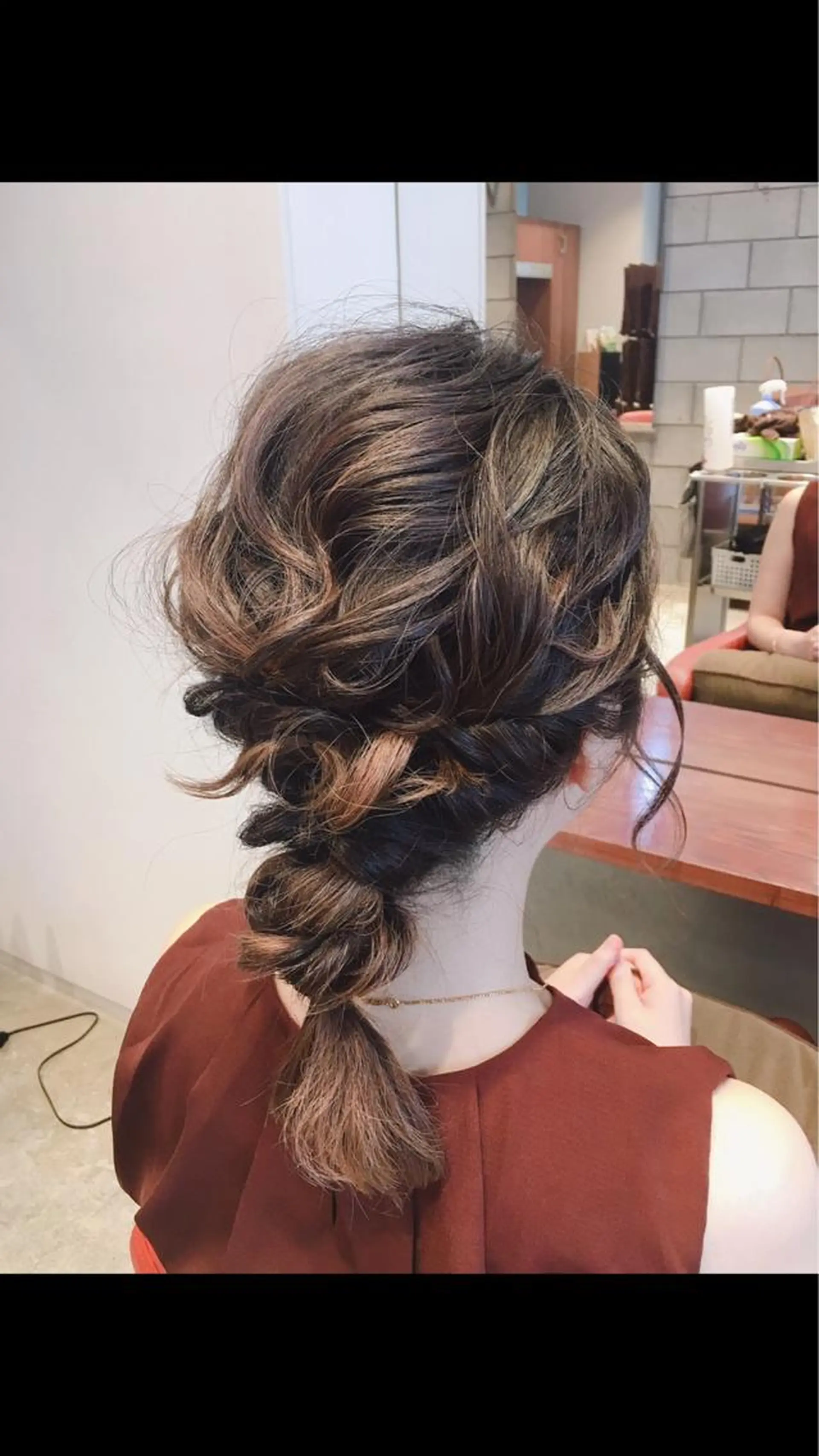 ヘアアレンジ ヘアセット 近 沙織のヘアスタイル