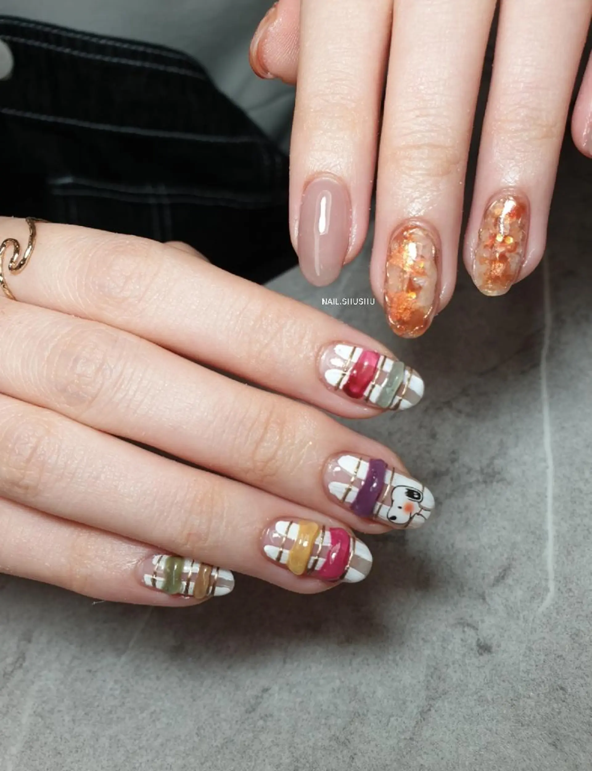 ネイル 3dパーツ/流行り 👧shushu❤️のネイルデザイン