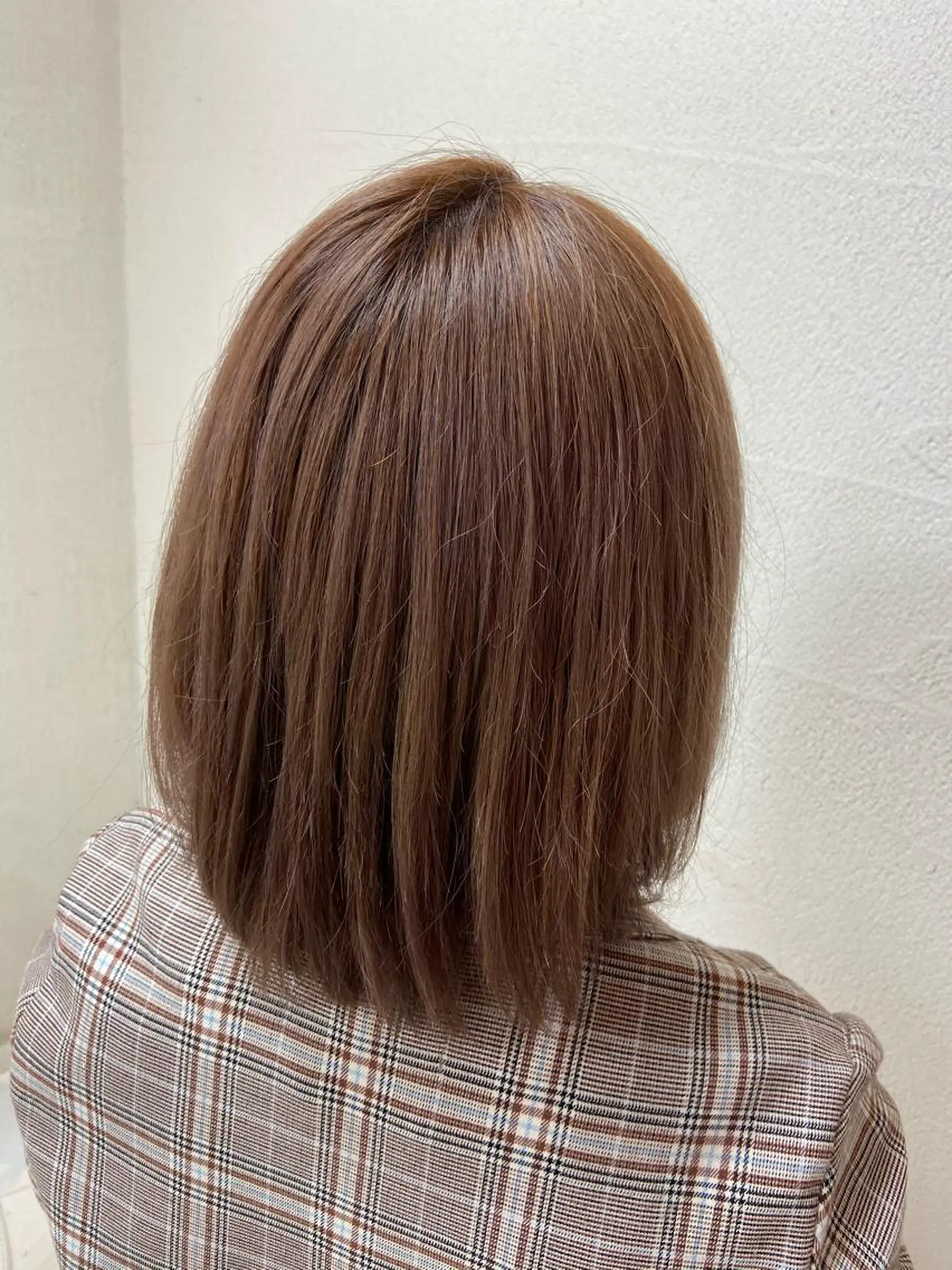 ミディアム カラー カット ヘアカラー トリートメント 菊地 美憂のヘアスタイル