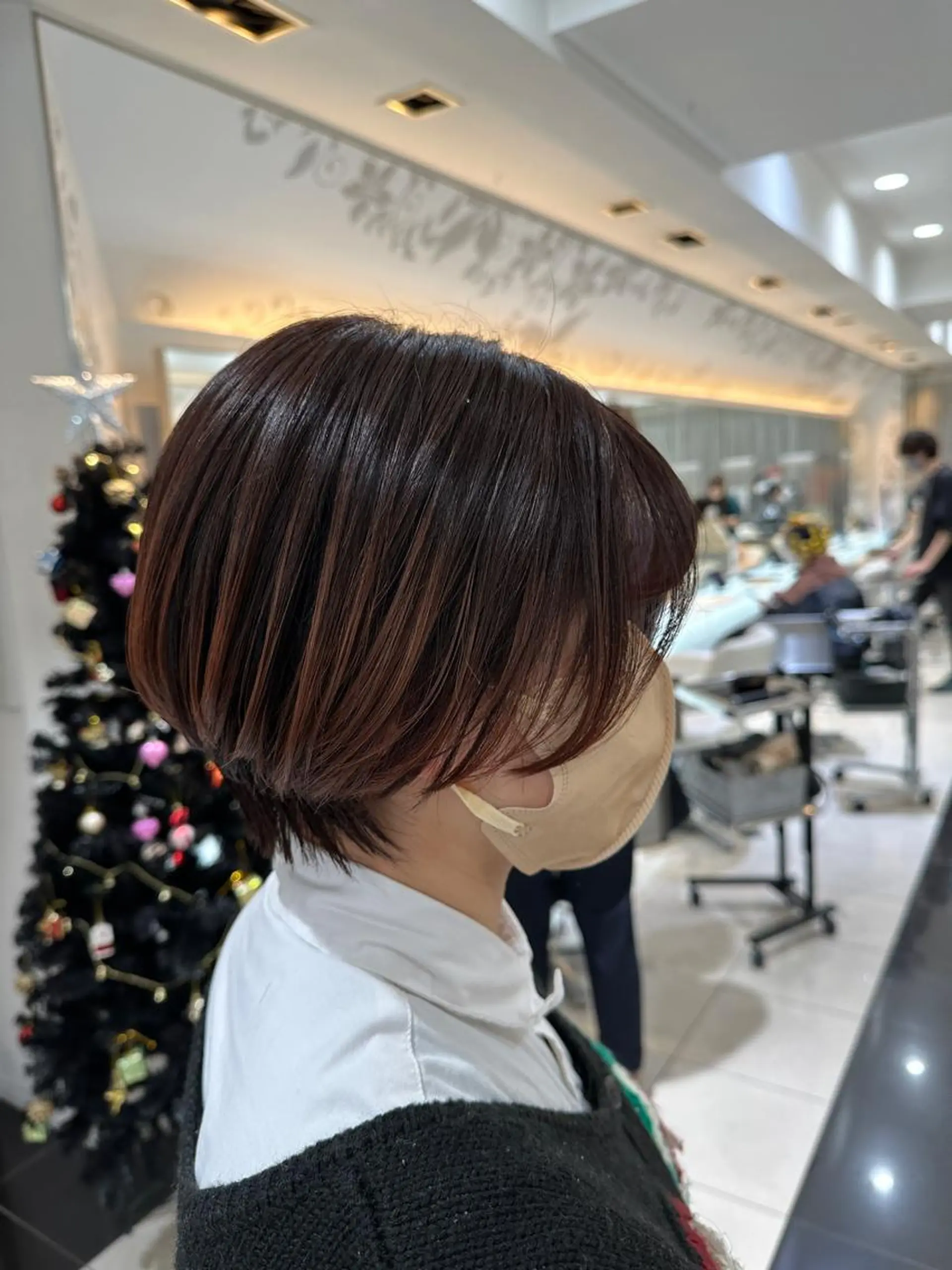 ショート ショートボブ ボブ ショートヘア 小顔レイヤー/ 透明感カラー/増田のヘアスタイル