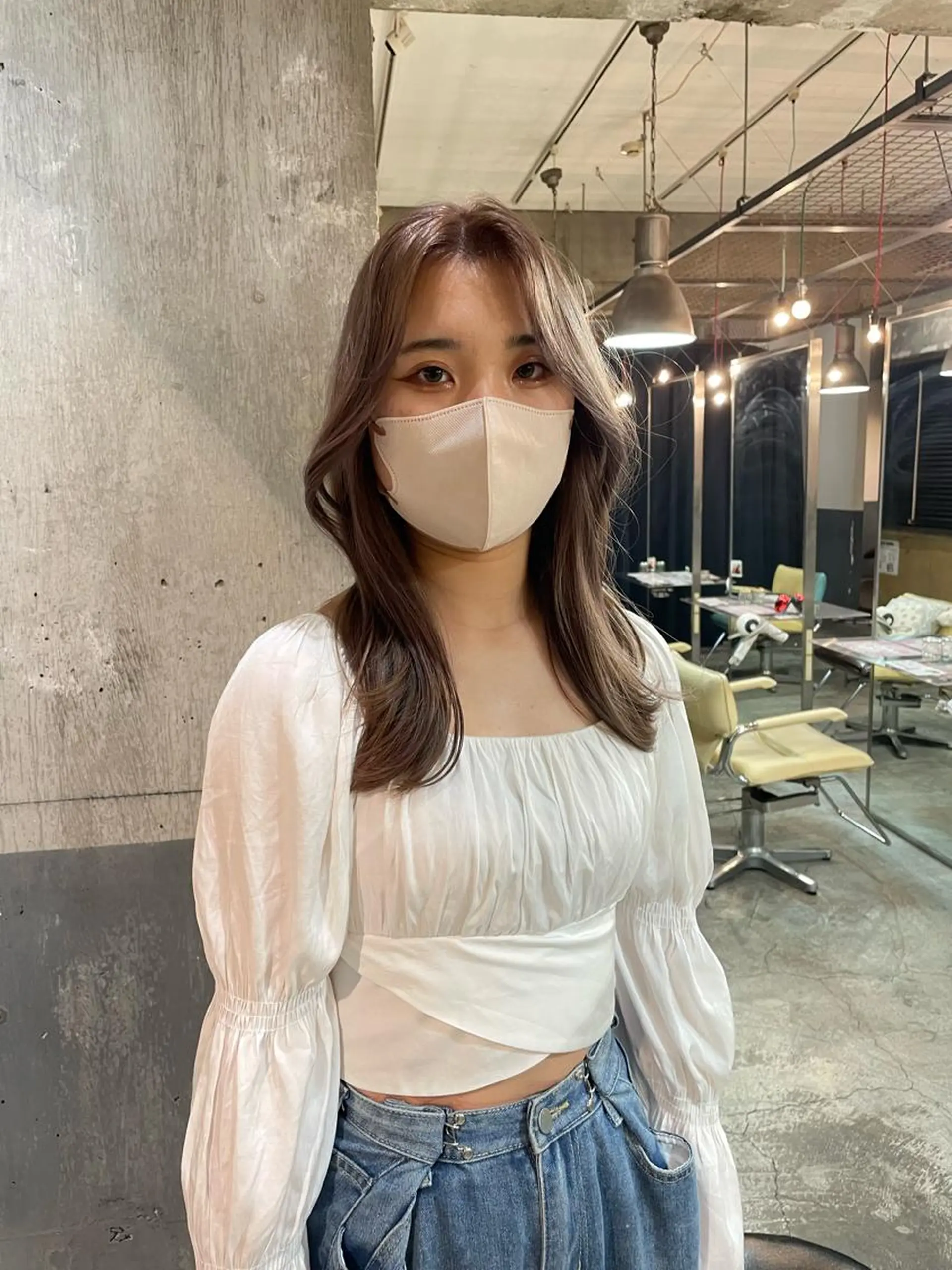 ロング カラー ベージュカラー ヘアカラー トリートメント ショートカット募集中 /NAGISAのヘアスタイル