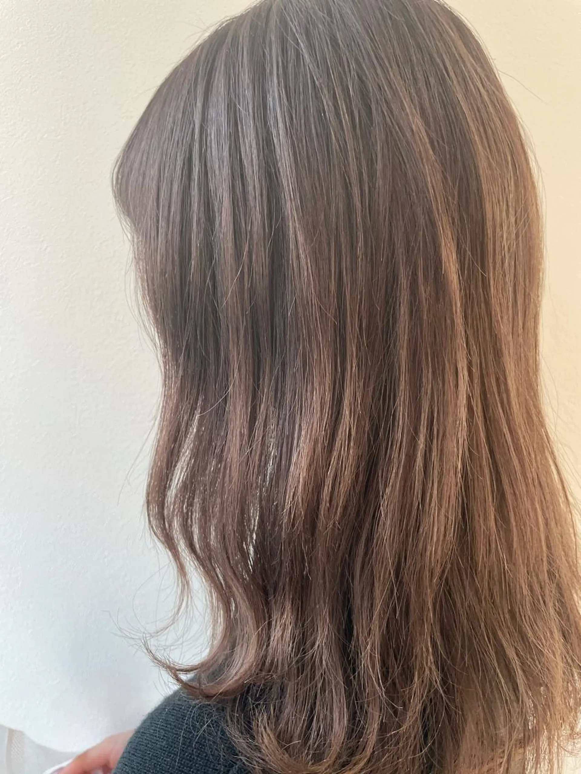 セミロング 福島成美/髪質改善 縮毛矯正/カラーのヘアスタイル