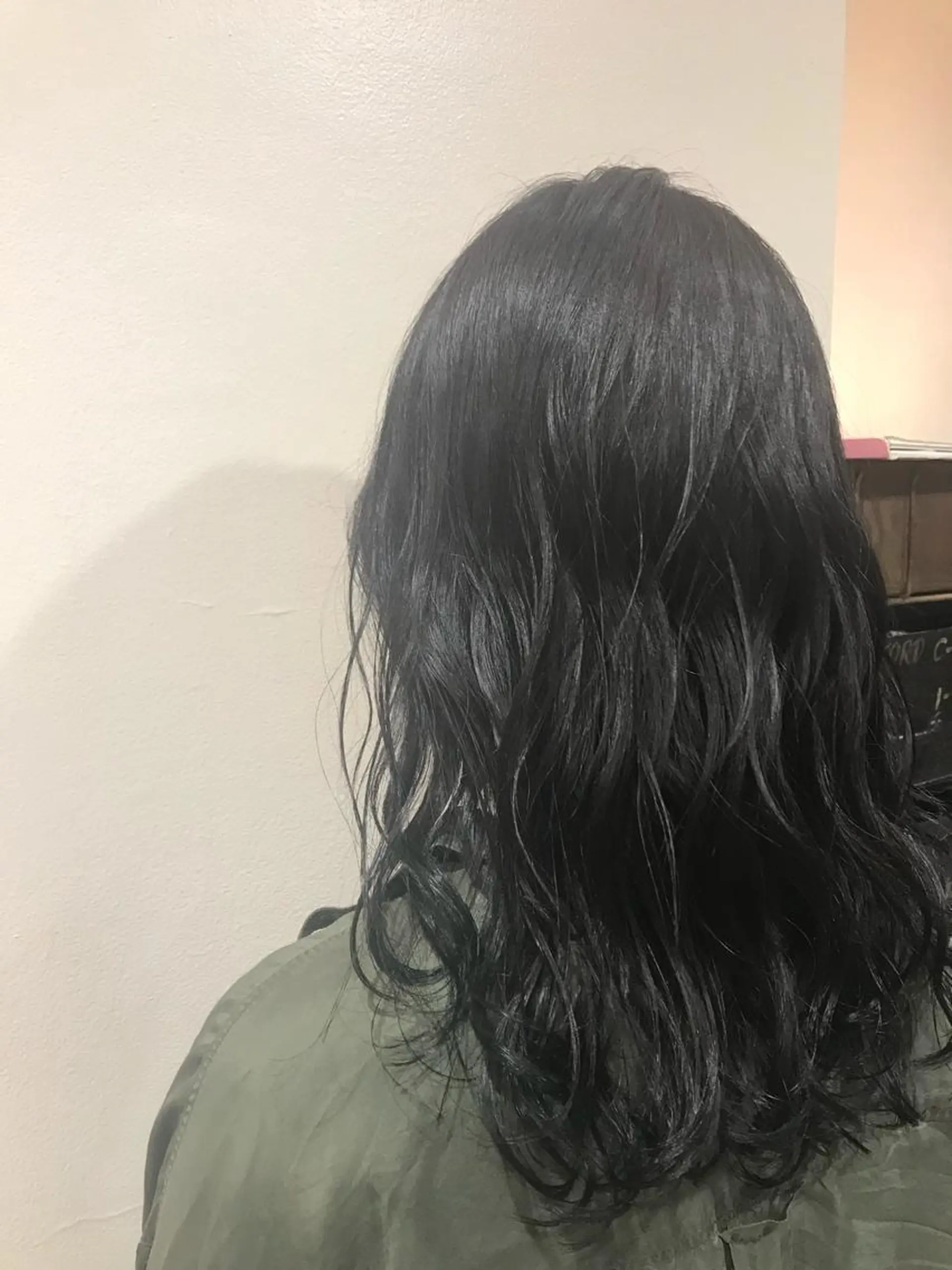 セミロング カラー ダークグレー ダークグレージュ グレージュ カット ヘアカラー トリートメント 山崎 澪 レイヤーカット/大宮のヘアスタイル