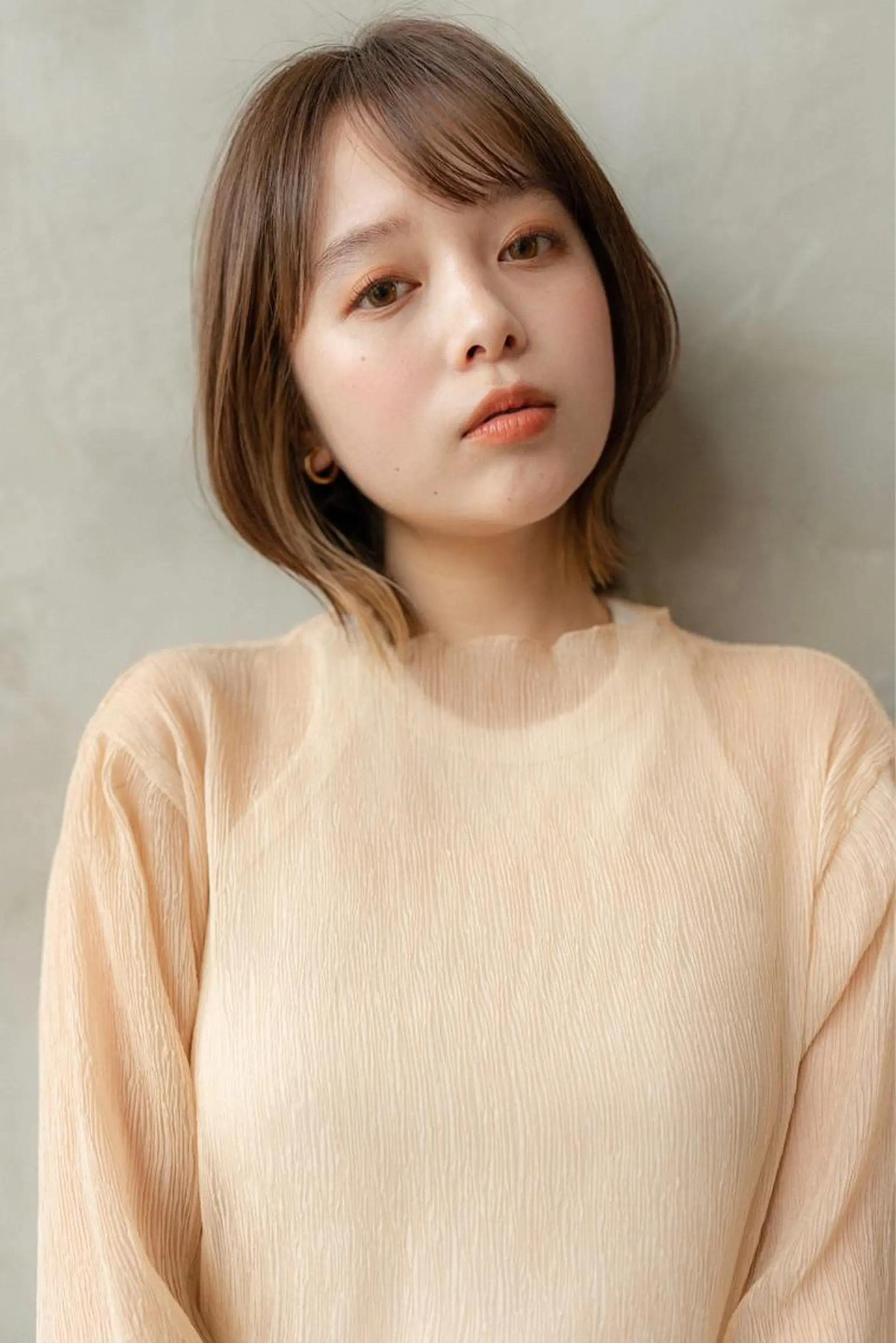 ショート カット ヘアカラー トリートメント 顔周りcut・ご相談 =新宿しずく🇰🇷のヘアスタイル