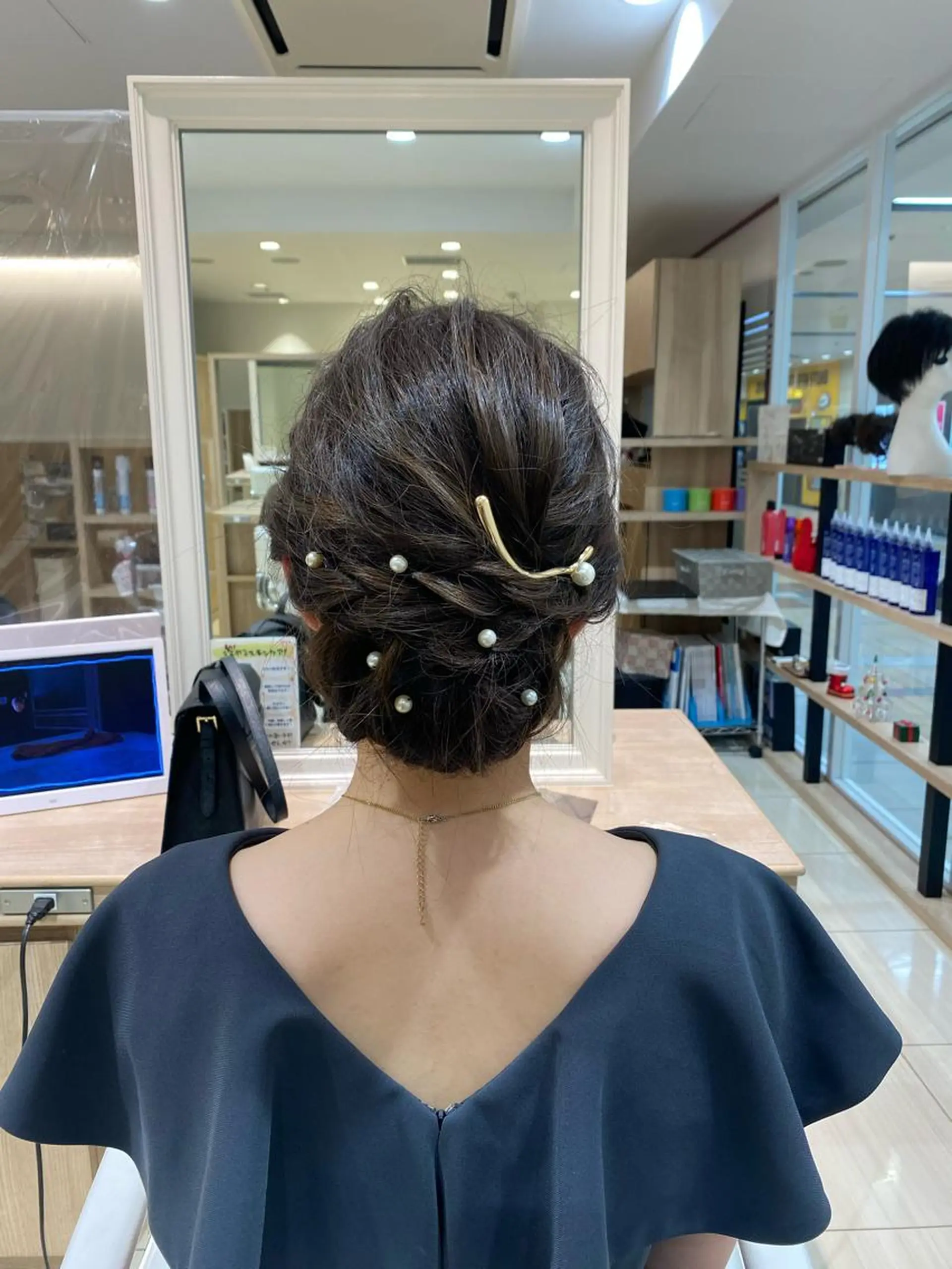 セミロング ヘアセット newi銀座所属・大人髪質改善/ 源美晴のヘアスタイル