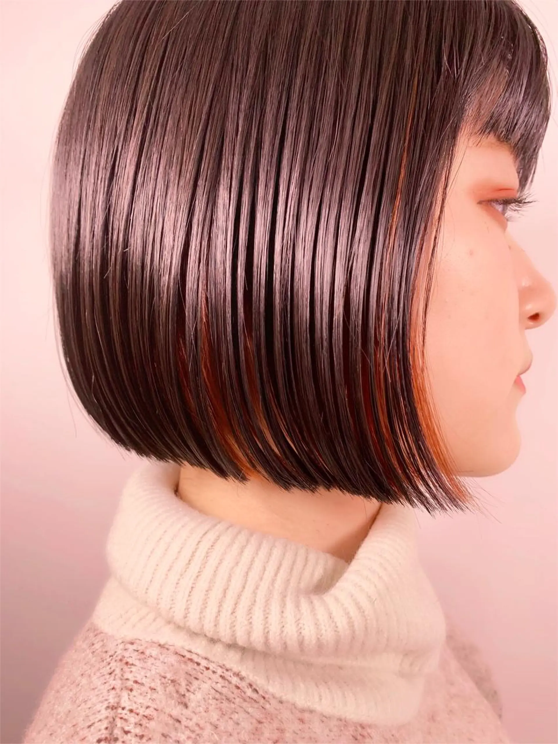 ショート カラー インナーカラー ボブ tension 【テンション】のヘアスタイル