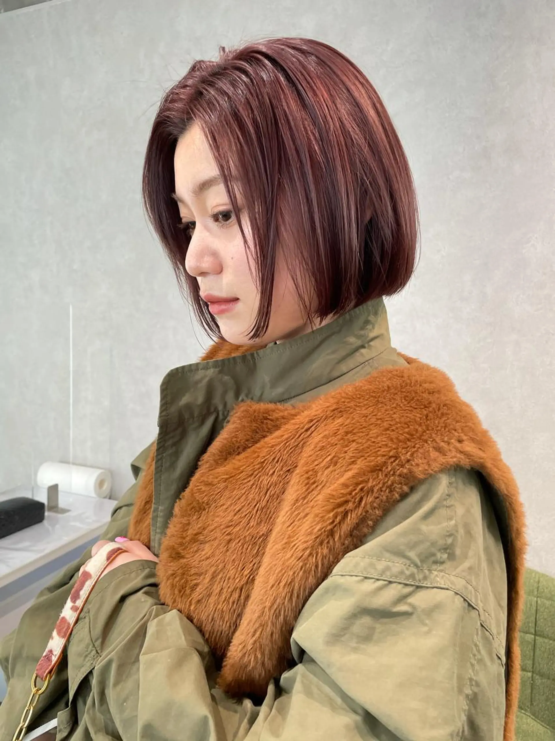 ショート カラー トリートメント ヘアカラー ナチュラル透明感🌱 小山美樹子のヘアスタイル