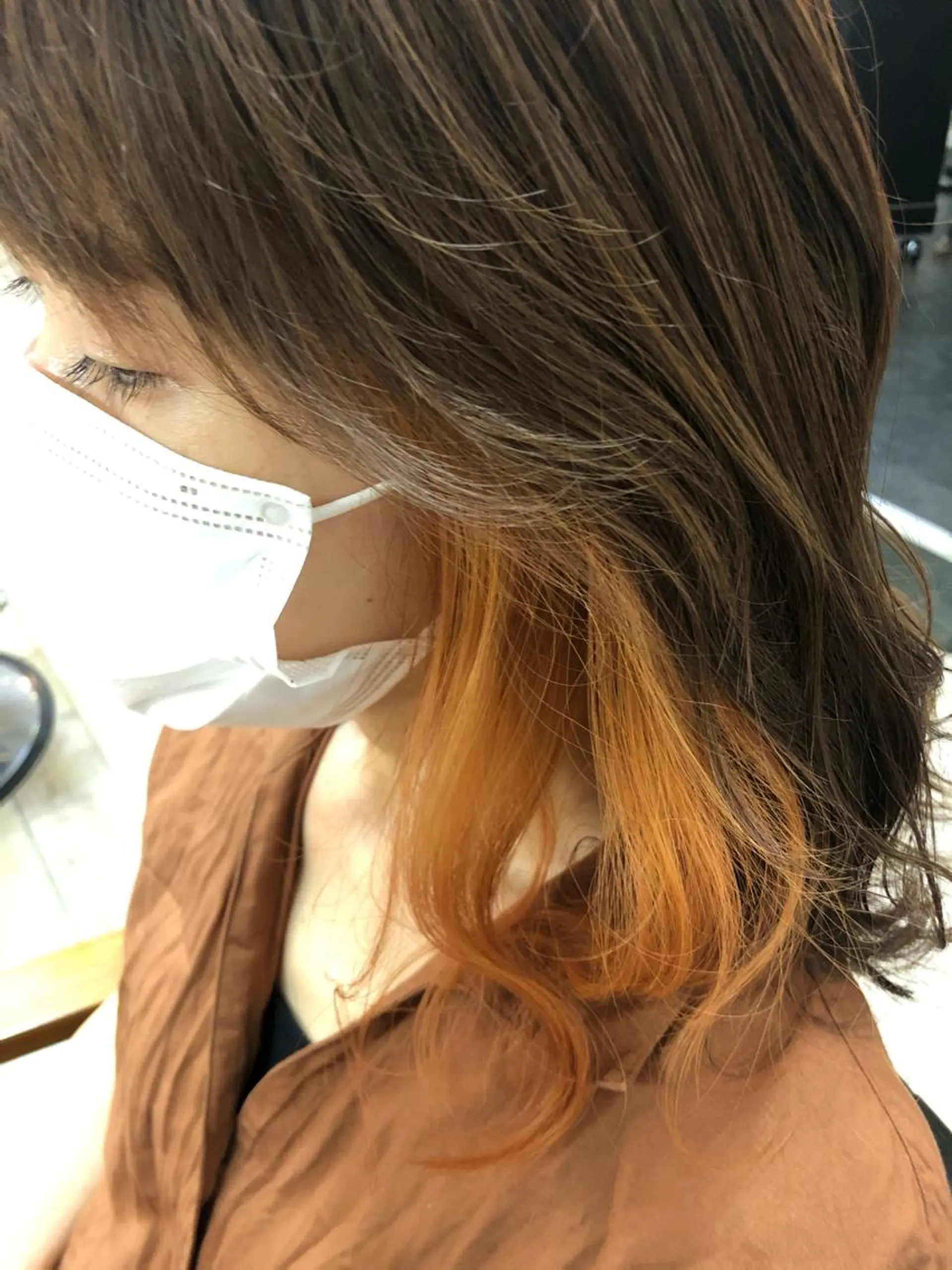 ミディアム カット ヘアカラー トリートメント agora心斎橋店所属・髪質改善 🐶とっくんのヘアスタイル