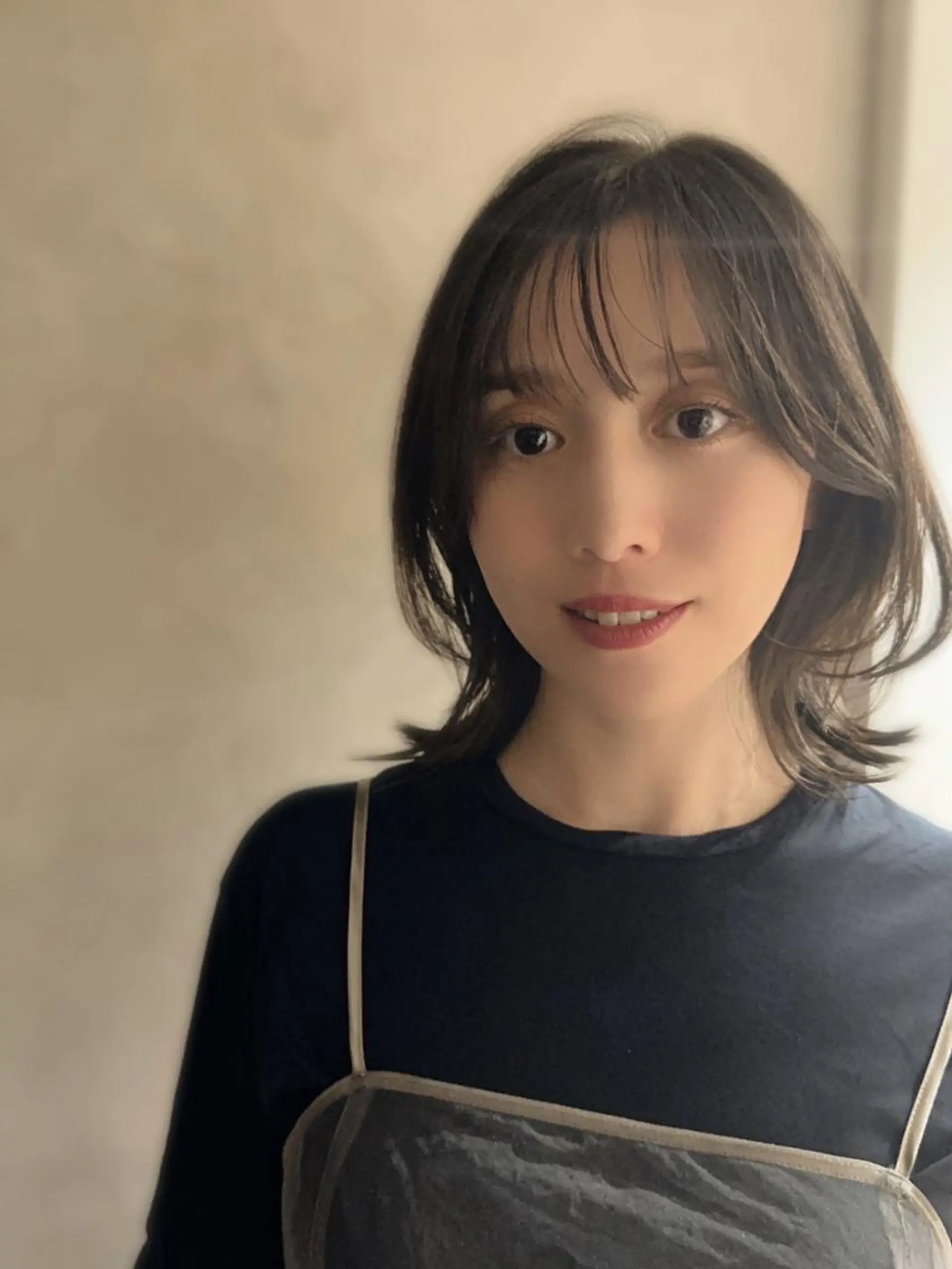 ミディアム ミディアムレイヤー ミディアムパーマ ボブ くびれヘア 顔まわりレイヤー 髪質改善✨艶髪✨ レイヤーカット 田畑のヘアスタイル