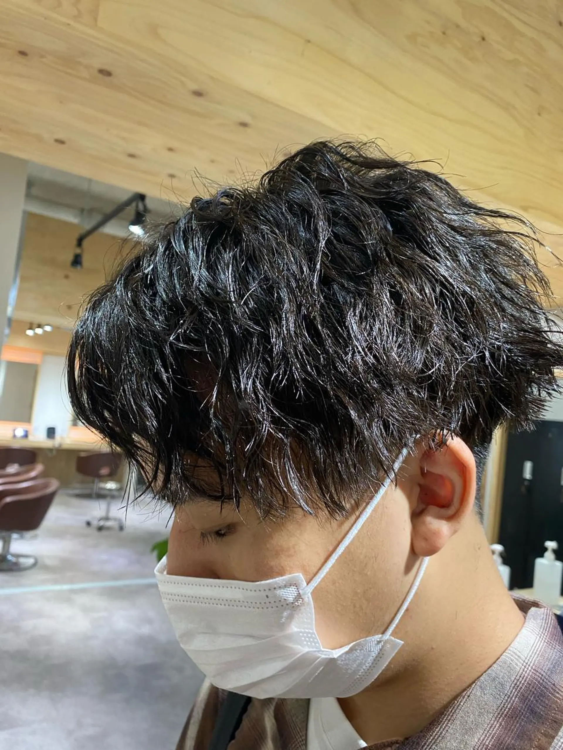 パーマ メンズ カット パーマ トリートメント ヘアセット メンズブリーチカラー /パーマ ごーた立川のヘアスタイル