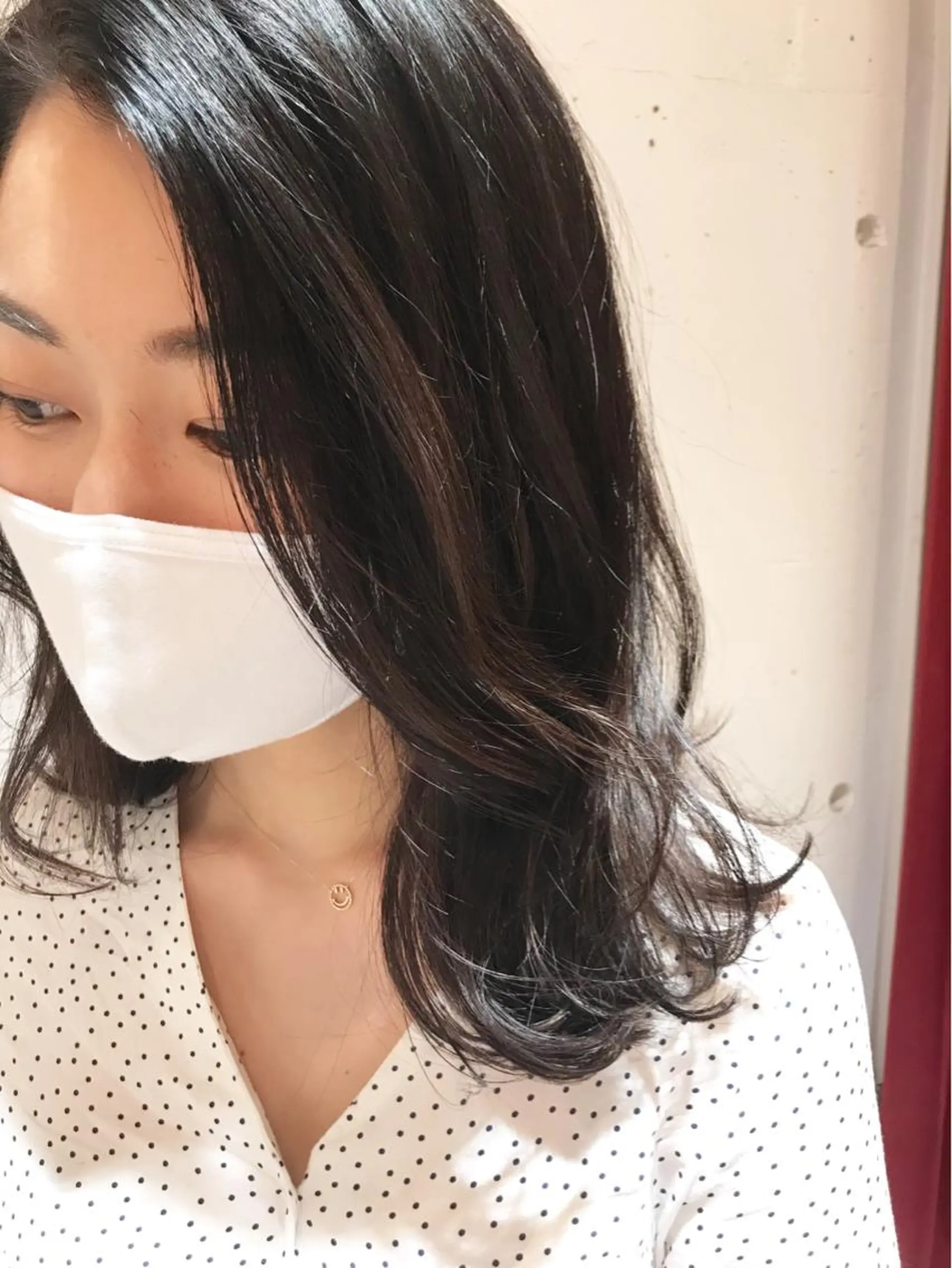 ミディアム カラー BEBE所属・ご新規様限定 透明感カラーKANAのヘアスタイル