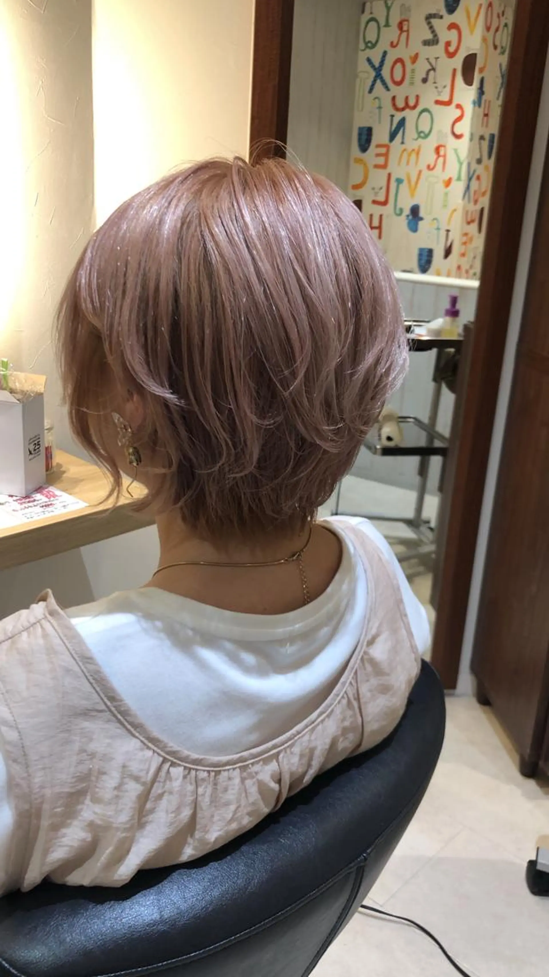 ショート カラー 自宅での再現性👌 溝の口/中裕樹のヘアスタイル