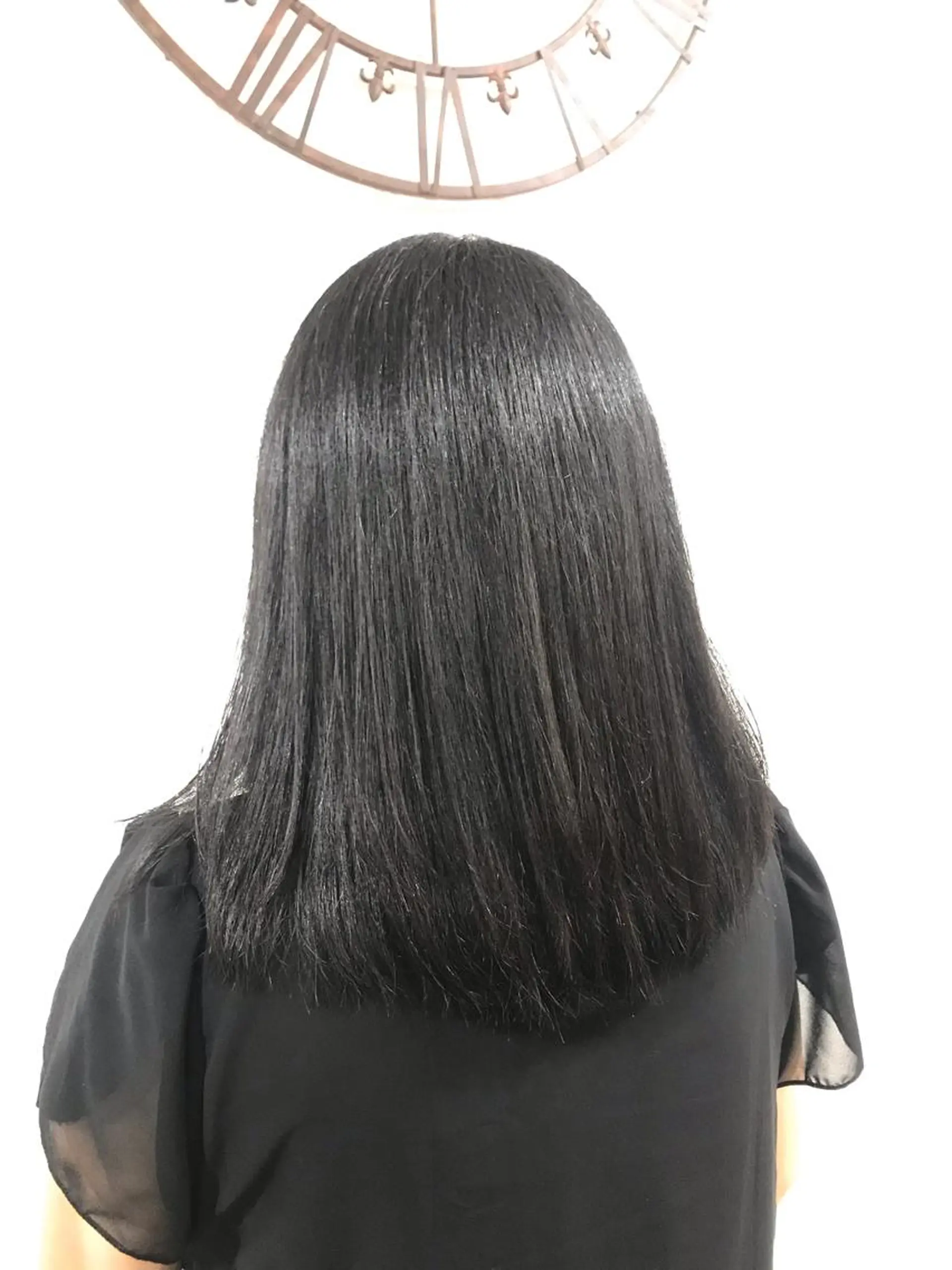 セミロング 暖色カラー🍊 ボブ🌿顔周りcutのヘアスタイル