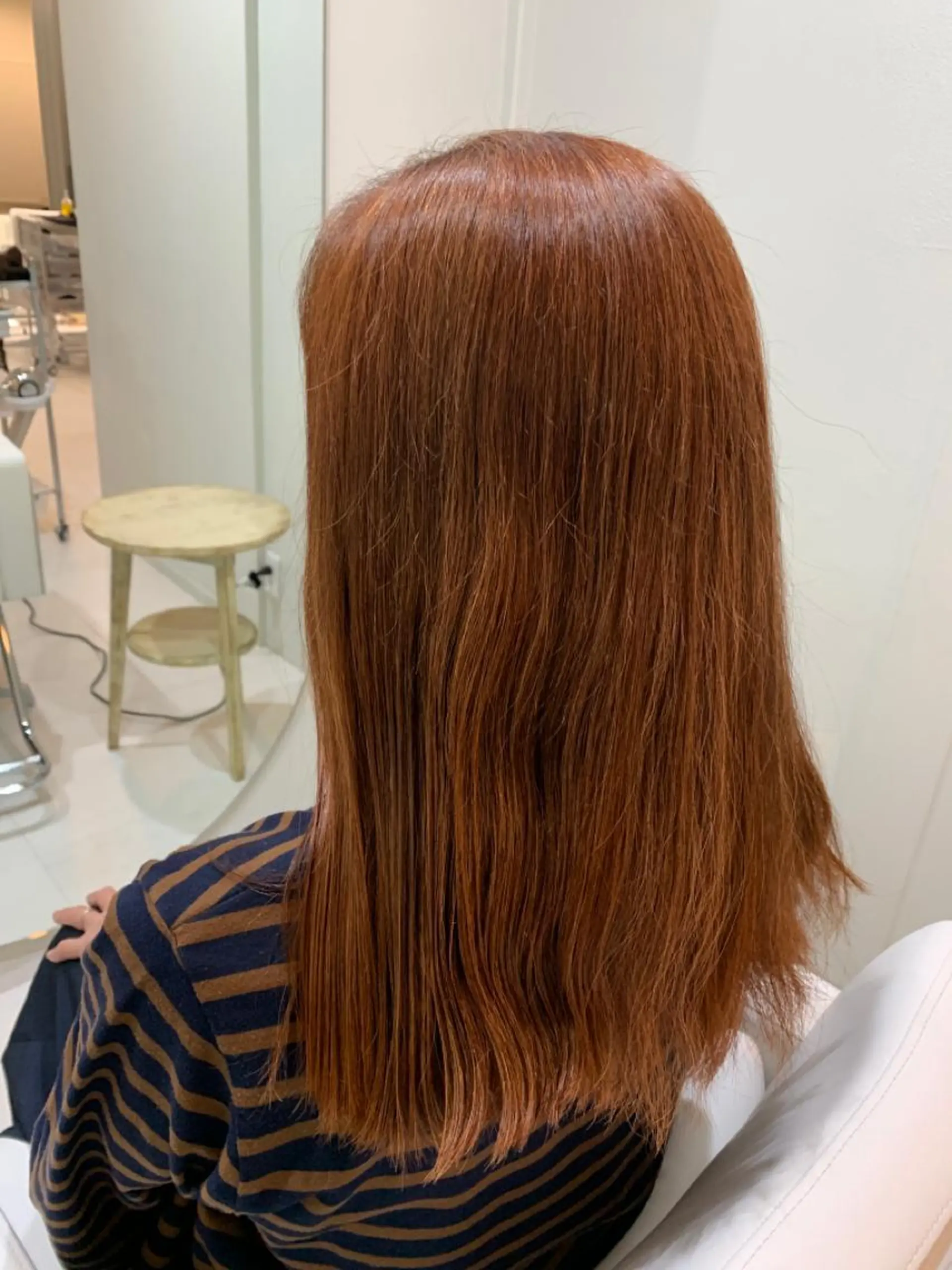 カラー オレンジ ami所属・野口 凌のヘアスタイル