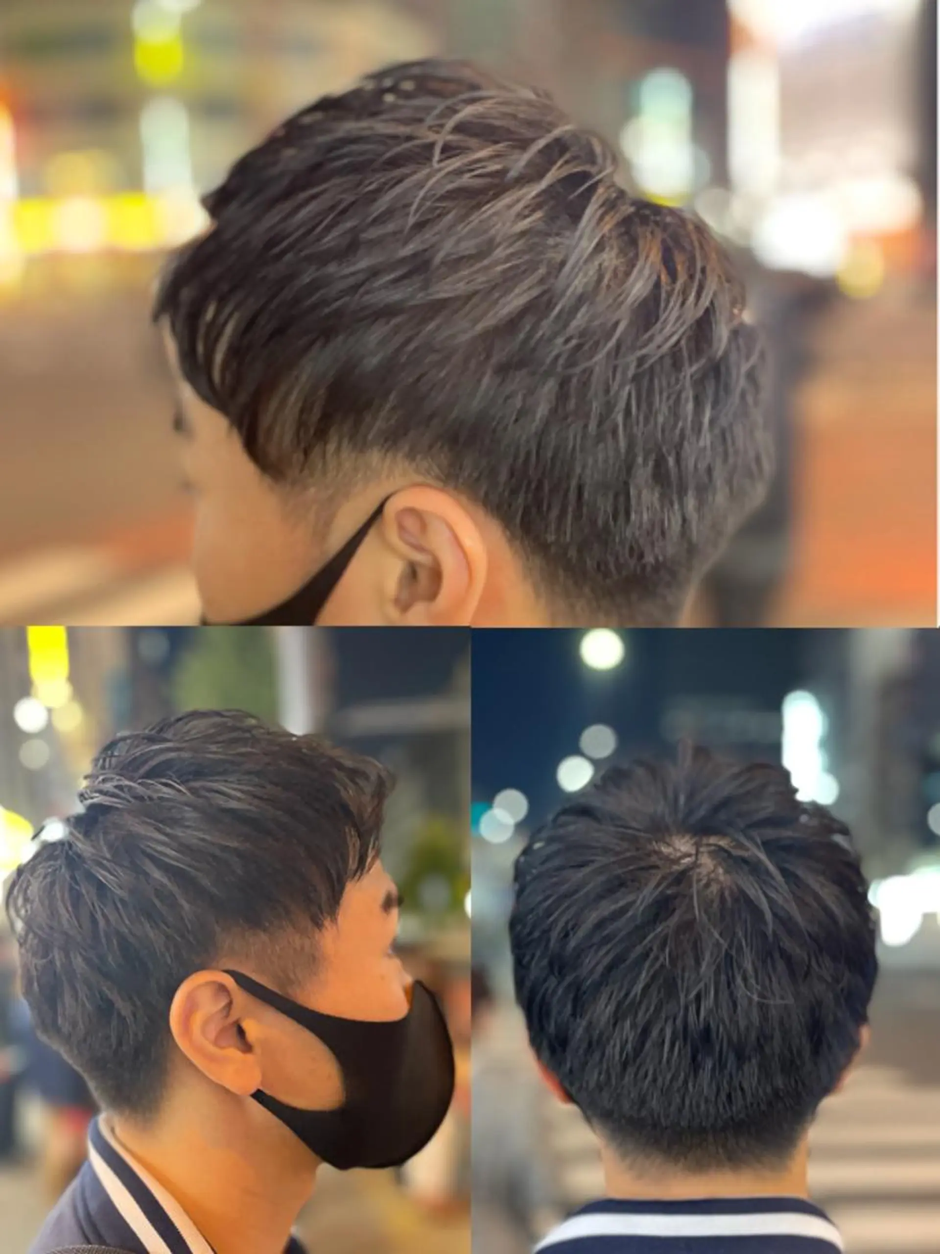 ショート メンズ メンズパーマ ツーブロック カット指名No1漆原 聡のヘアスタイル