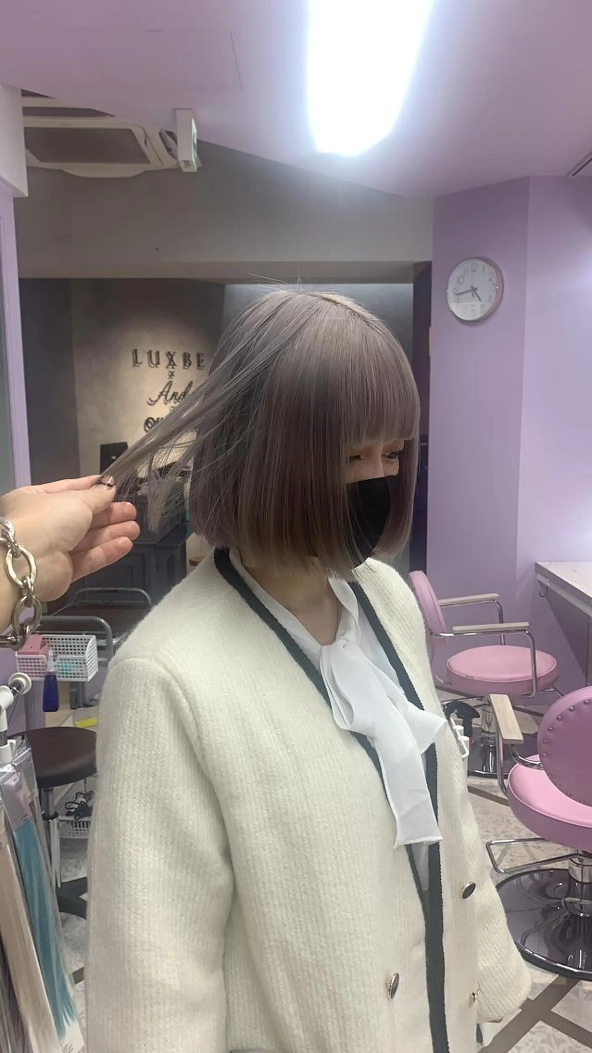 ショート ヘアカラー トリートメント L STUDIO心斎橋店所属・派手髪支持率No1 Eisukeのヘアスタイル