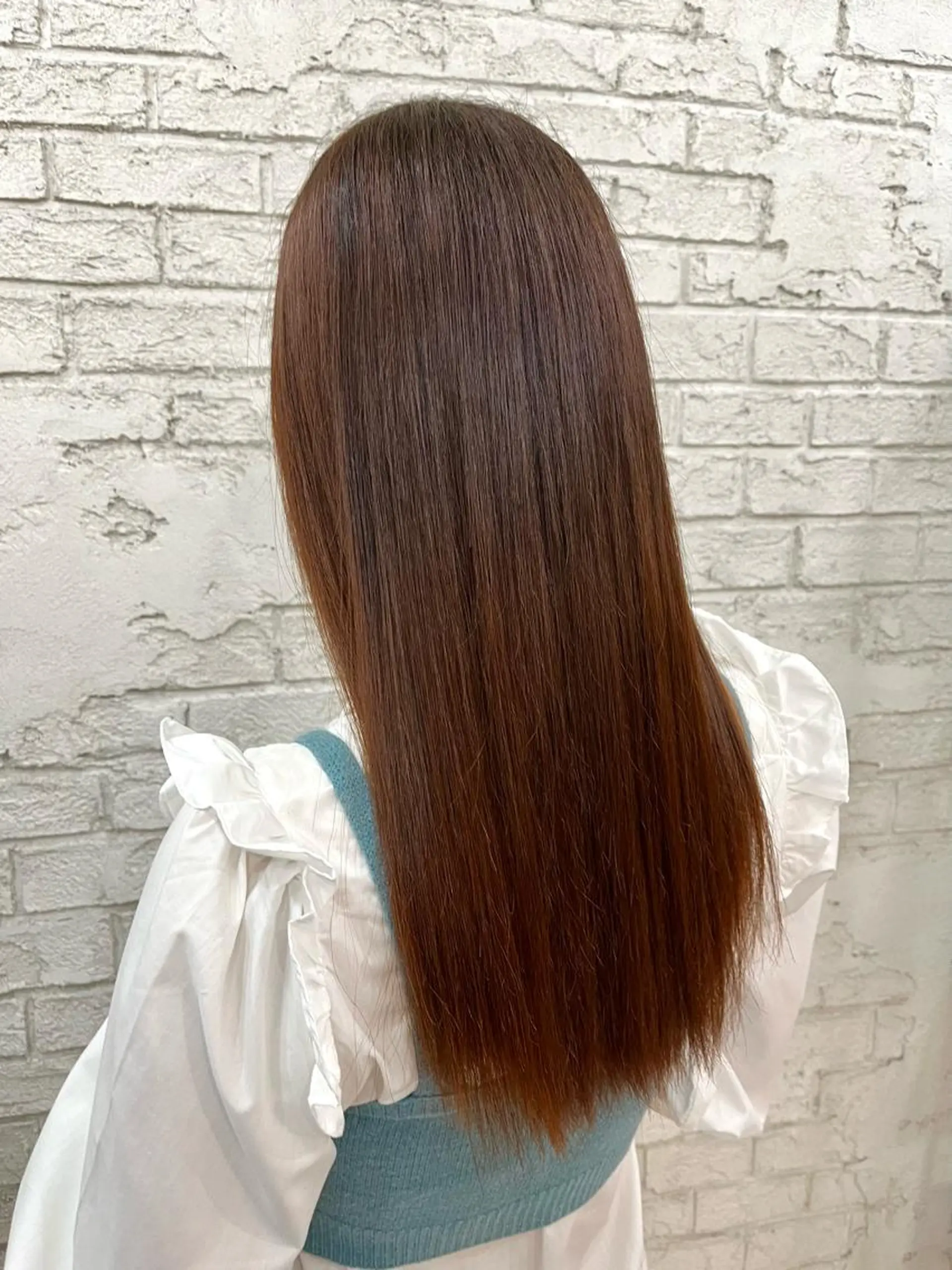 ロング カラー 🪽髪質改善ストレー ト🤍美羽🤍のヘアスタイル