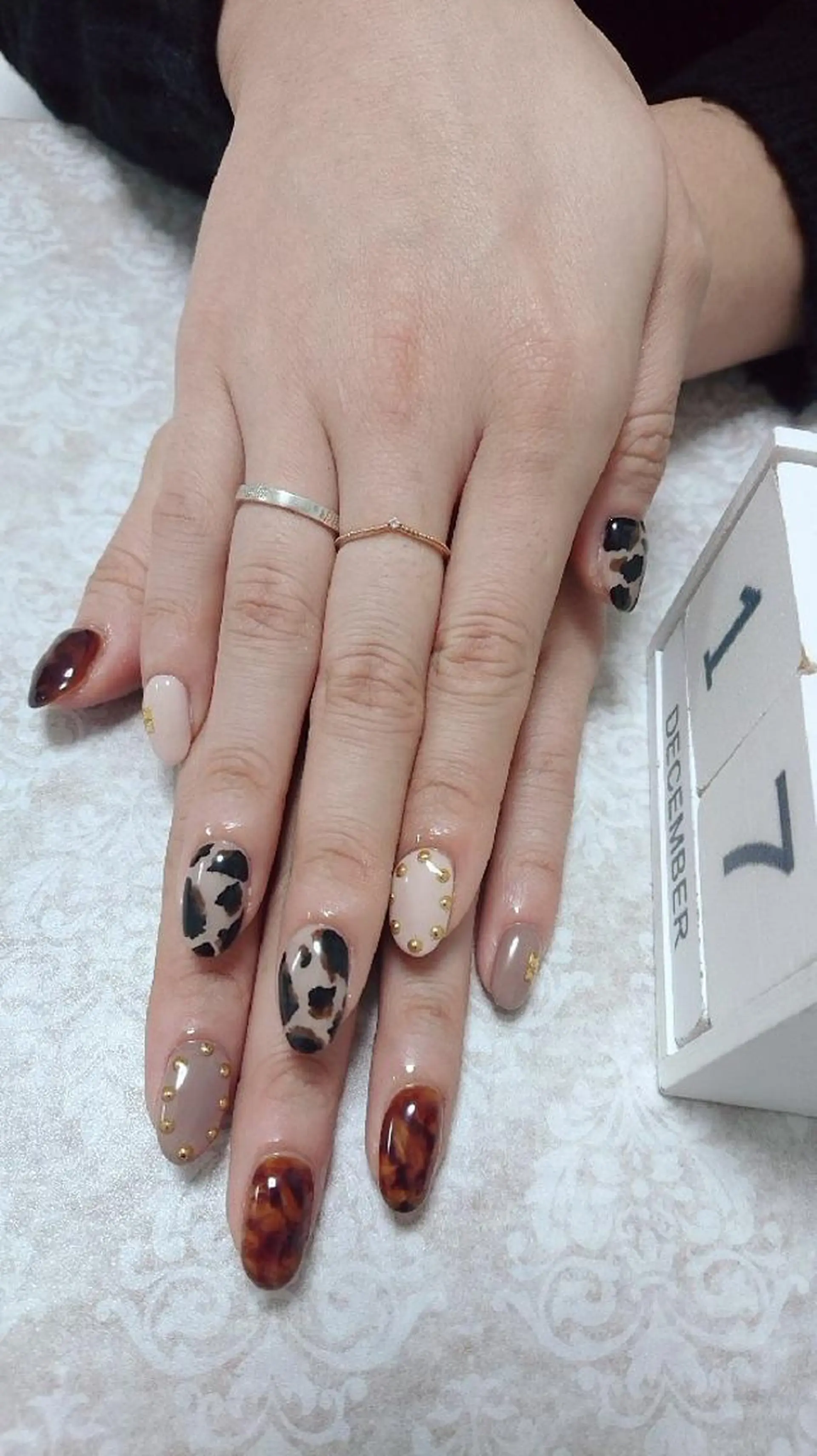 ネイル べっ甲ネイル JEWEL nailのネイルデザイン