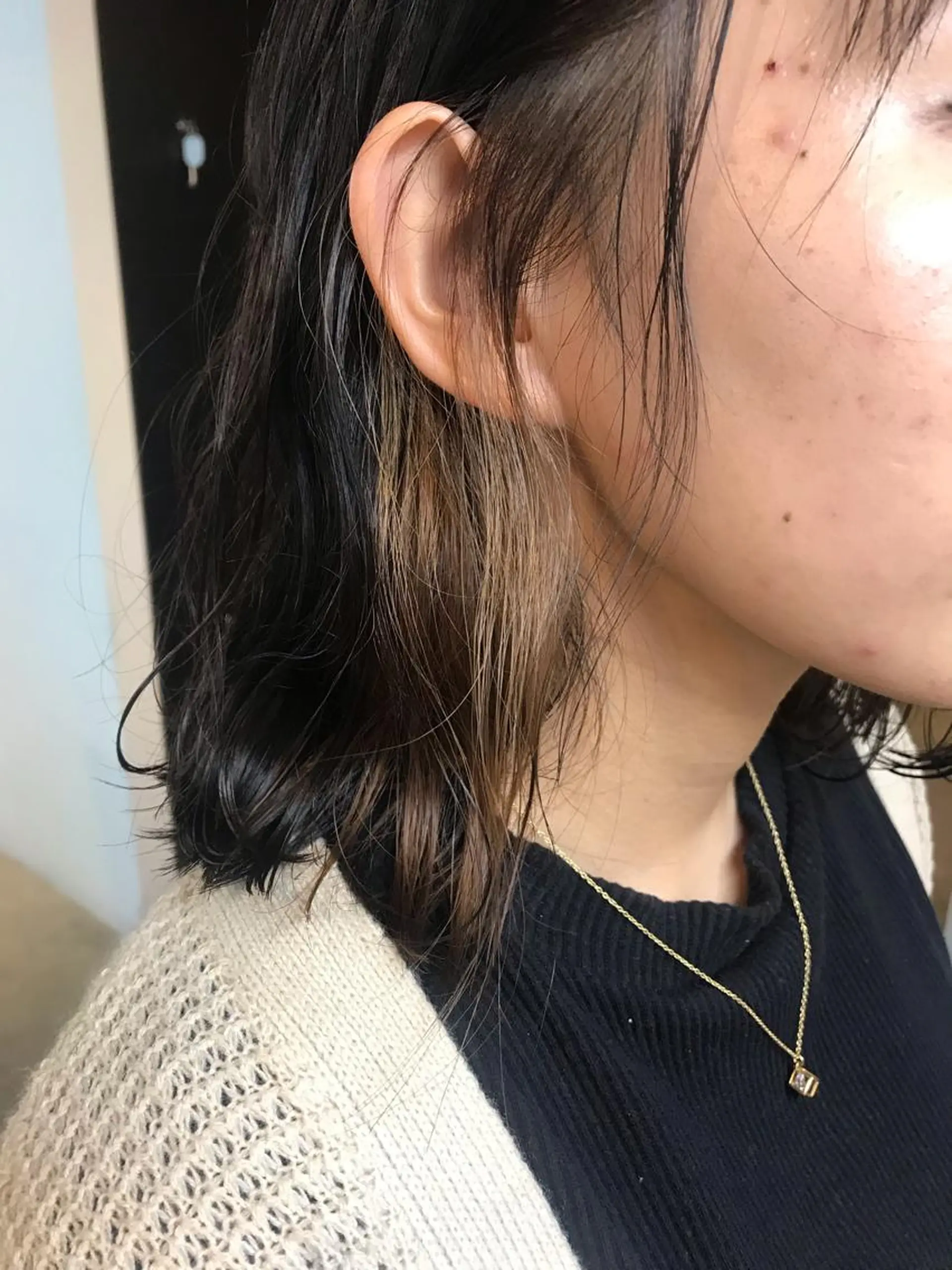 ショート カラー ヘアアレンジ ベージュカラー インナーカラー ミルクティーベージュ stylist/蛯谷 珠里のヘアスタイル