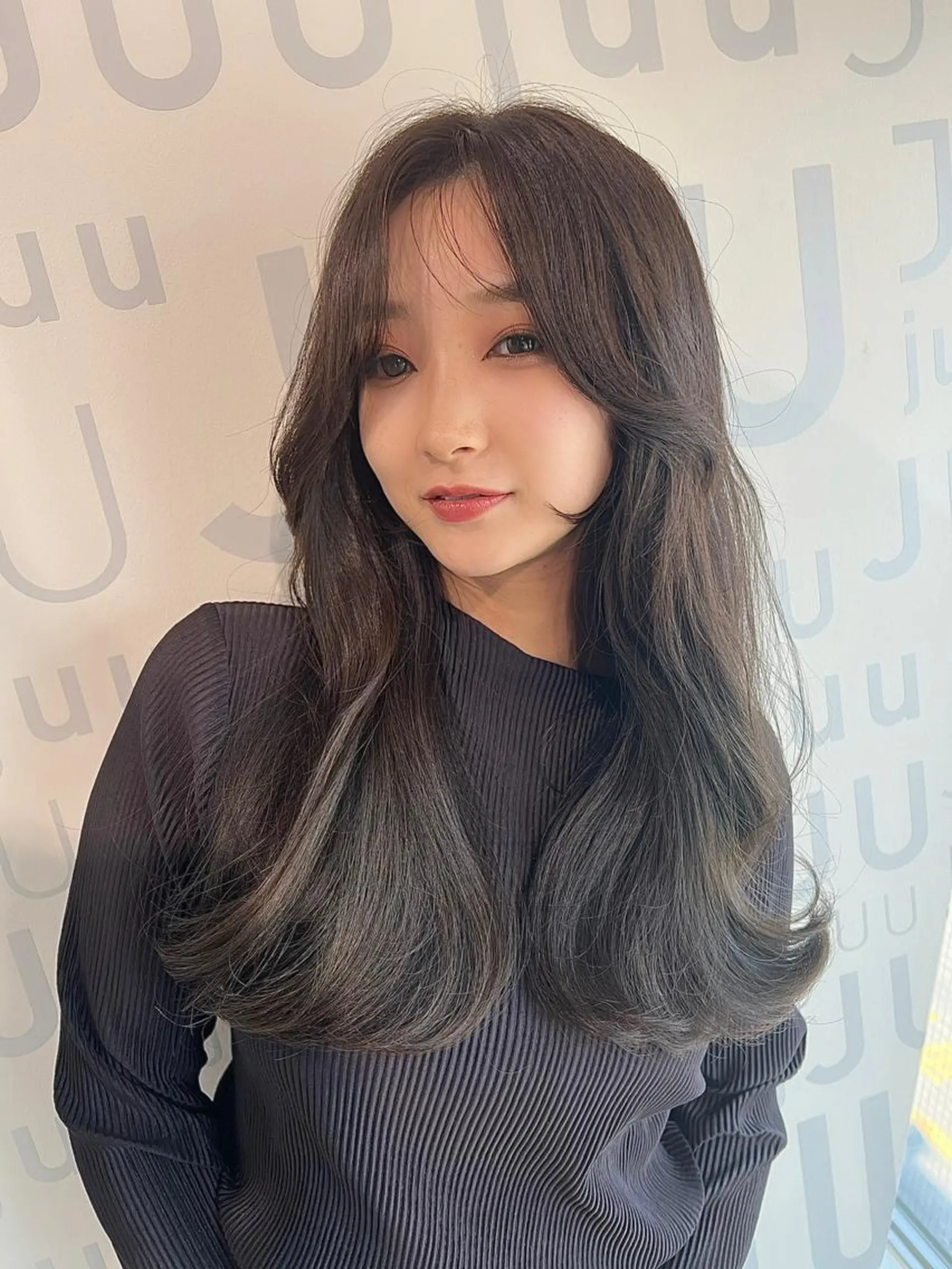 セミロング カット トリートメント 安井 貞好のヘアスタイル