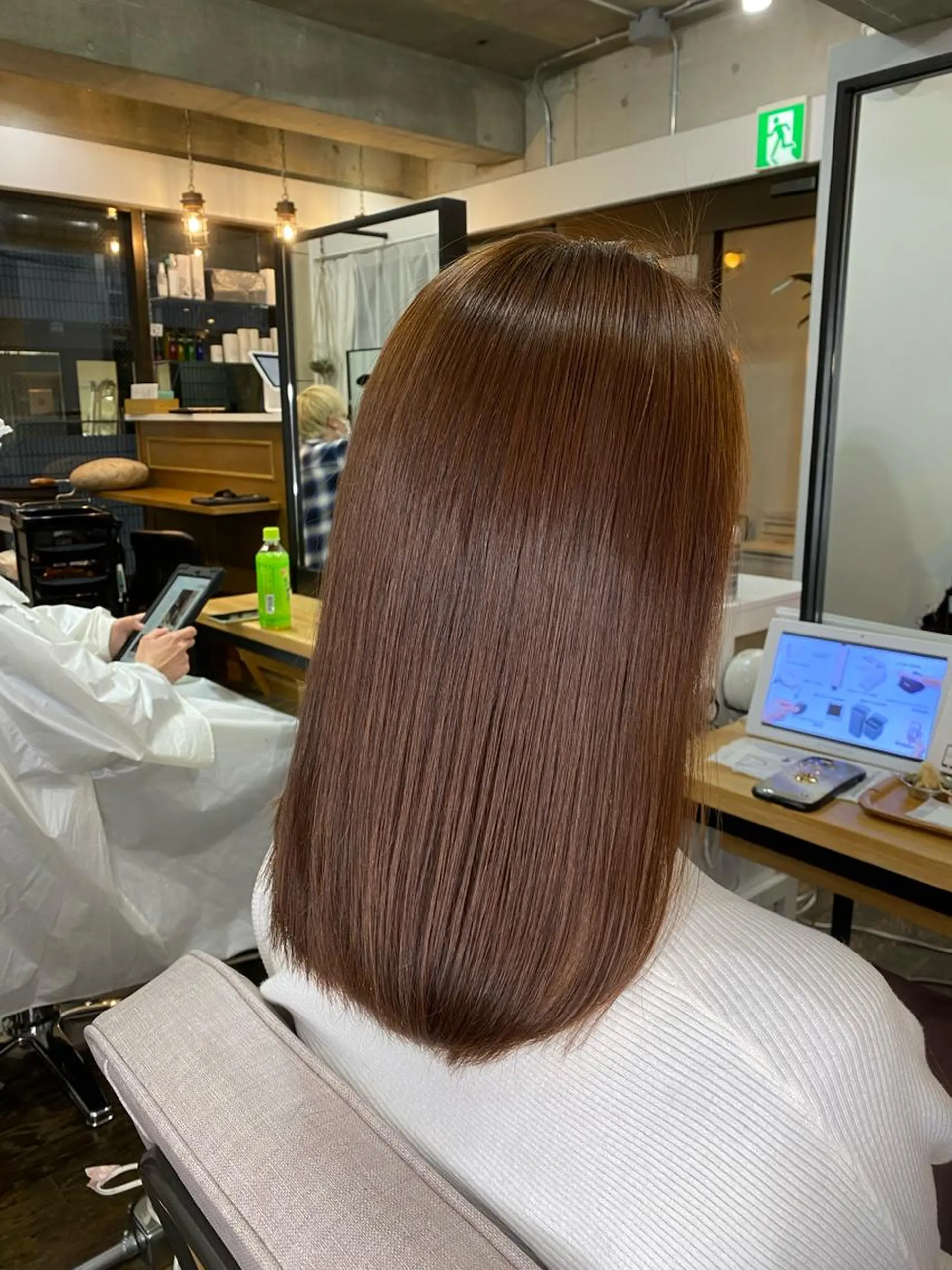 ミディアム パーマ ミディアムパーマ 酸性ストレート ストレートパーマ 縮毛矯正 トリートメント 統括マネージャー/ 髪のドクター/前原悟のヘアスタイル