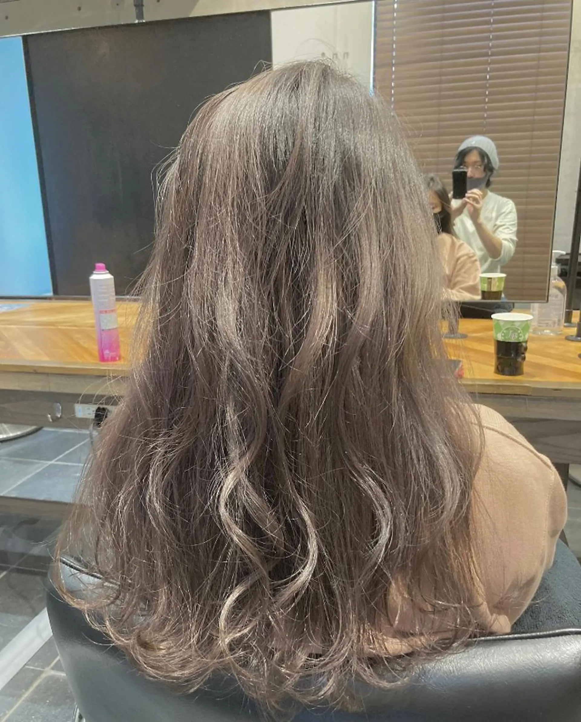 セミロング カット ヘアカラー トリートメント は まべのヘアスタイル