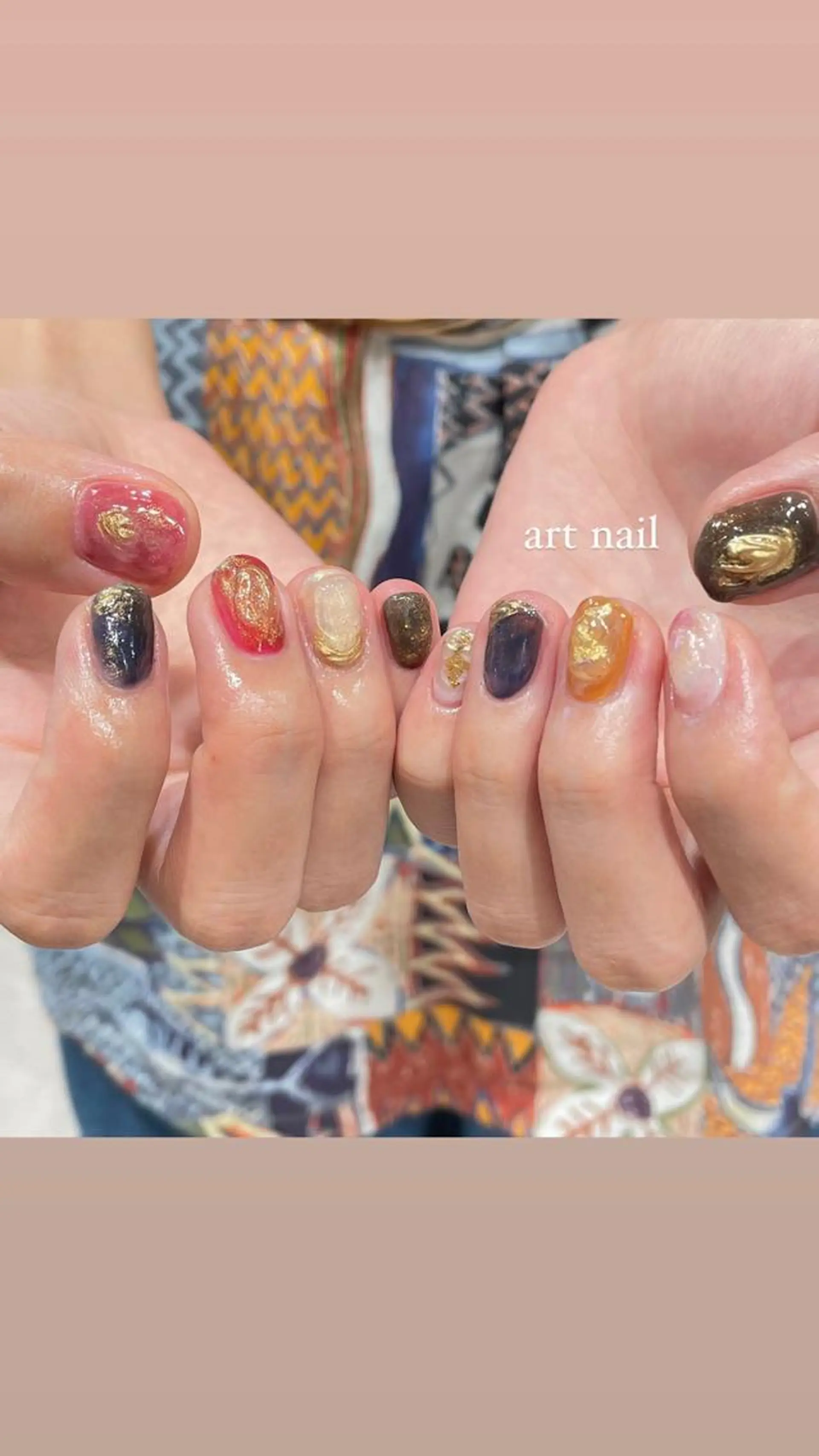 ネイル ハンドネイル 淡色ネイル 🎀moeのネイルデザイン