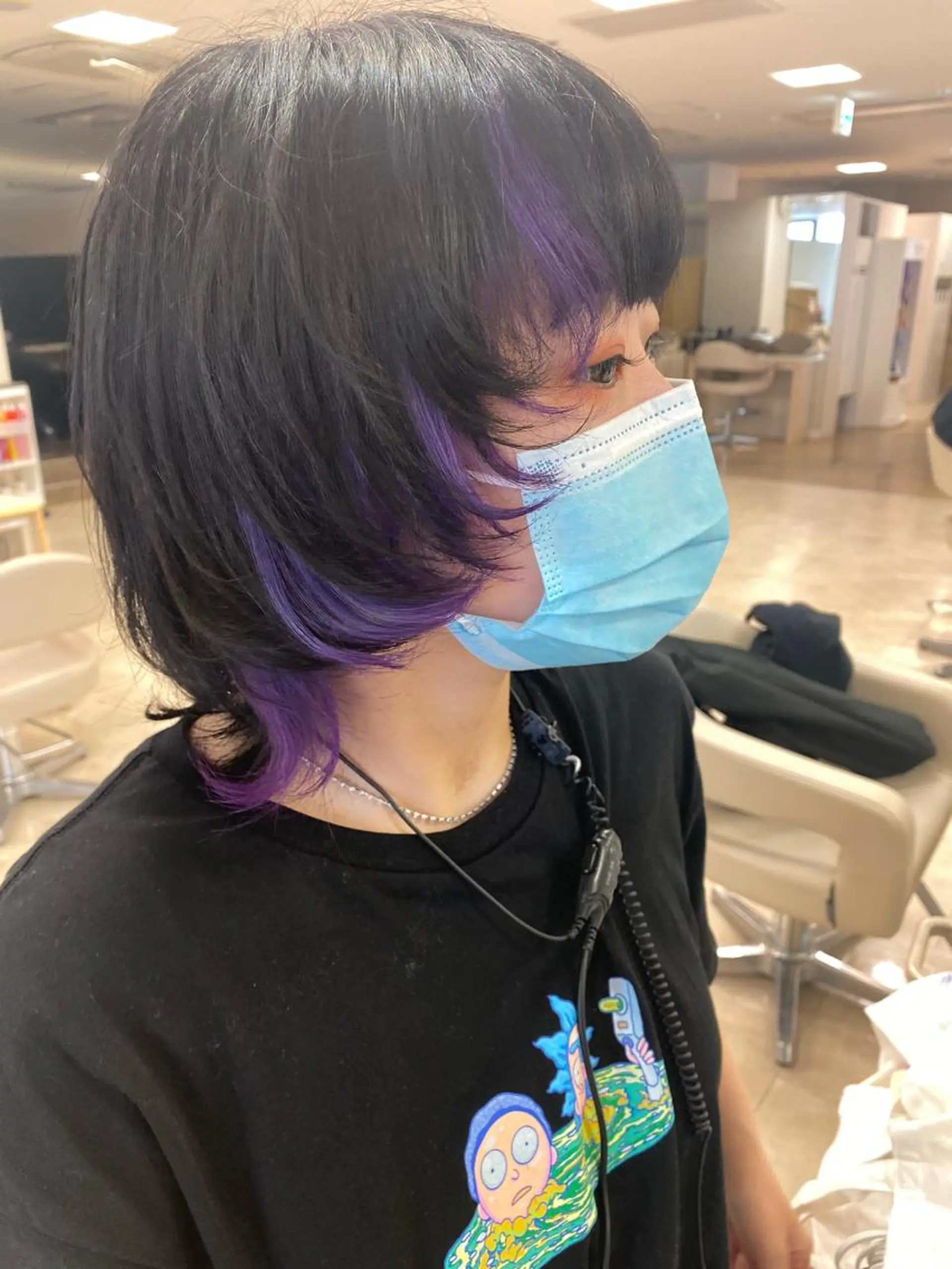 ショート カラー ハイトーン/ウルフ /レイヤー/坂野幸伸のヘアスタイル