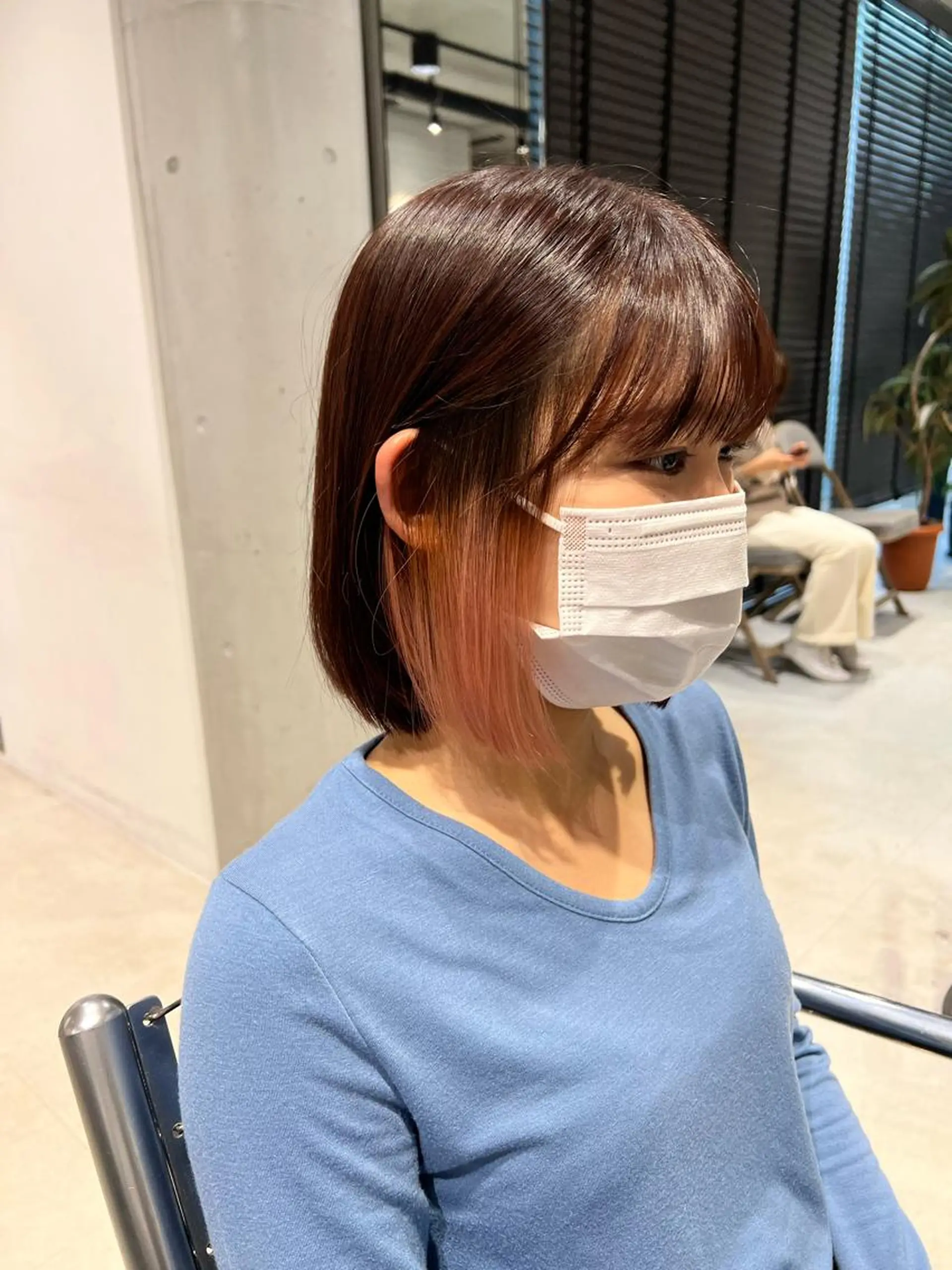 ショート カラー ヘアカラー トリートメント レイヤー/透明感 カラー🌿KANTAのヘアスタイル