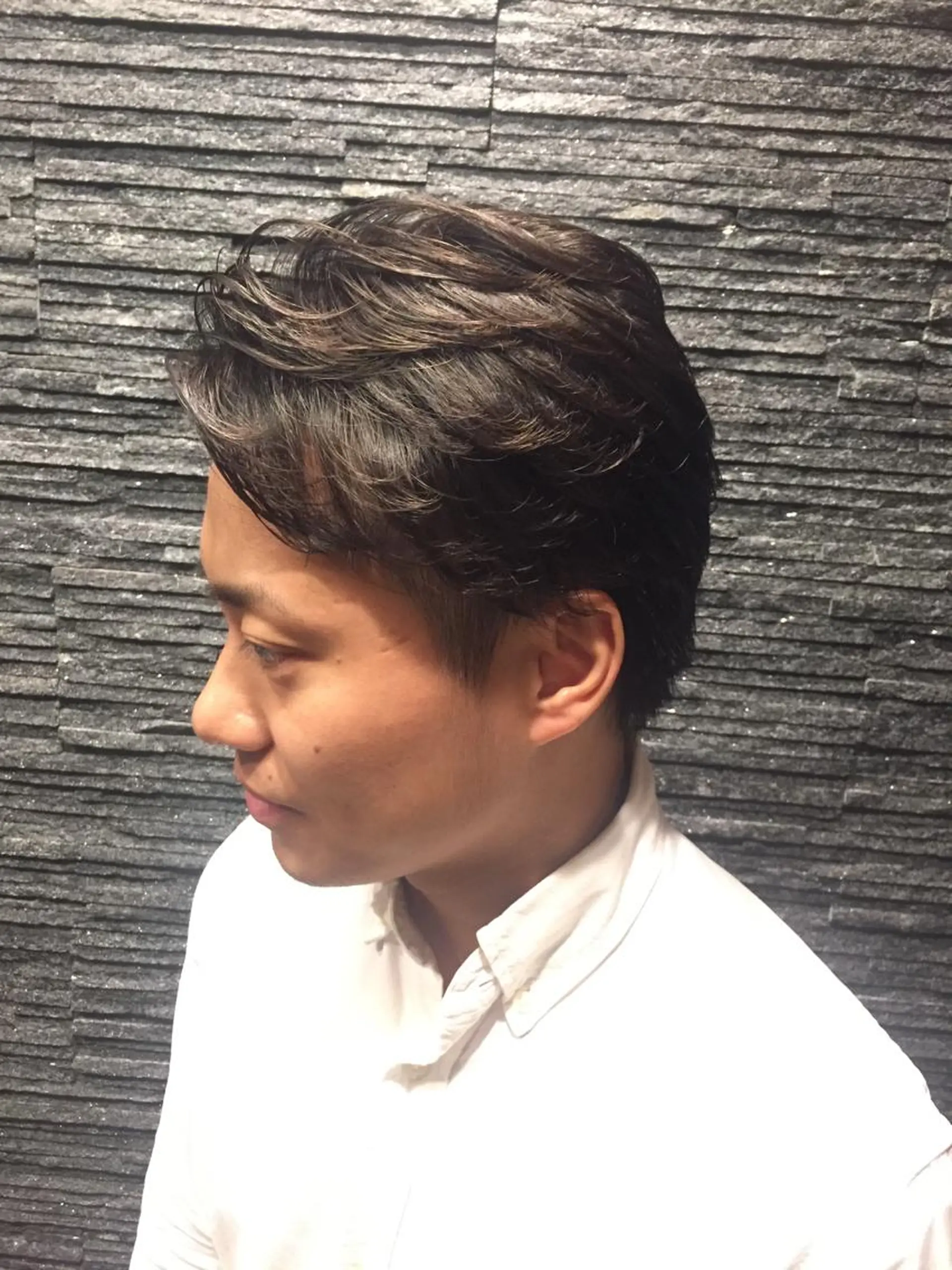 ミディアム パーマ さくま 佐久間のヘアスタイル