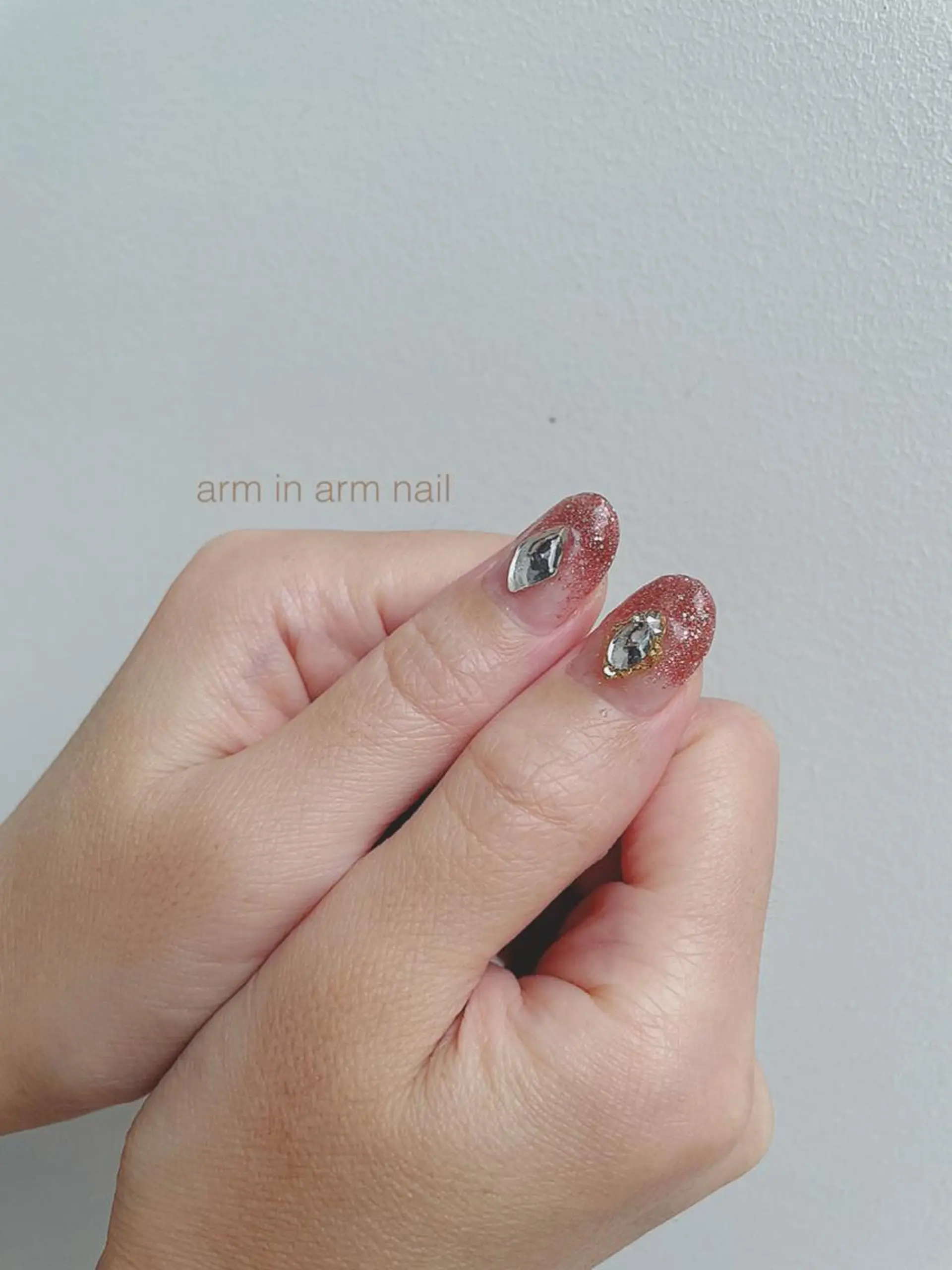 ネイル arm in arm ︎✿Yamamotoのマツエク・マツパデザイン