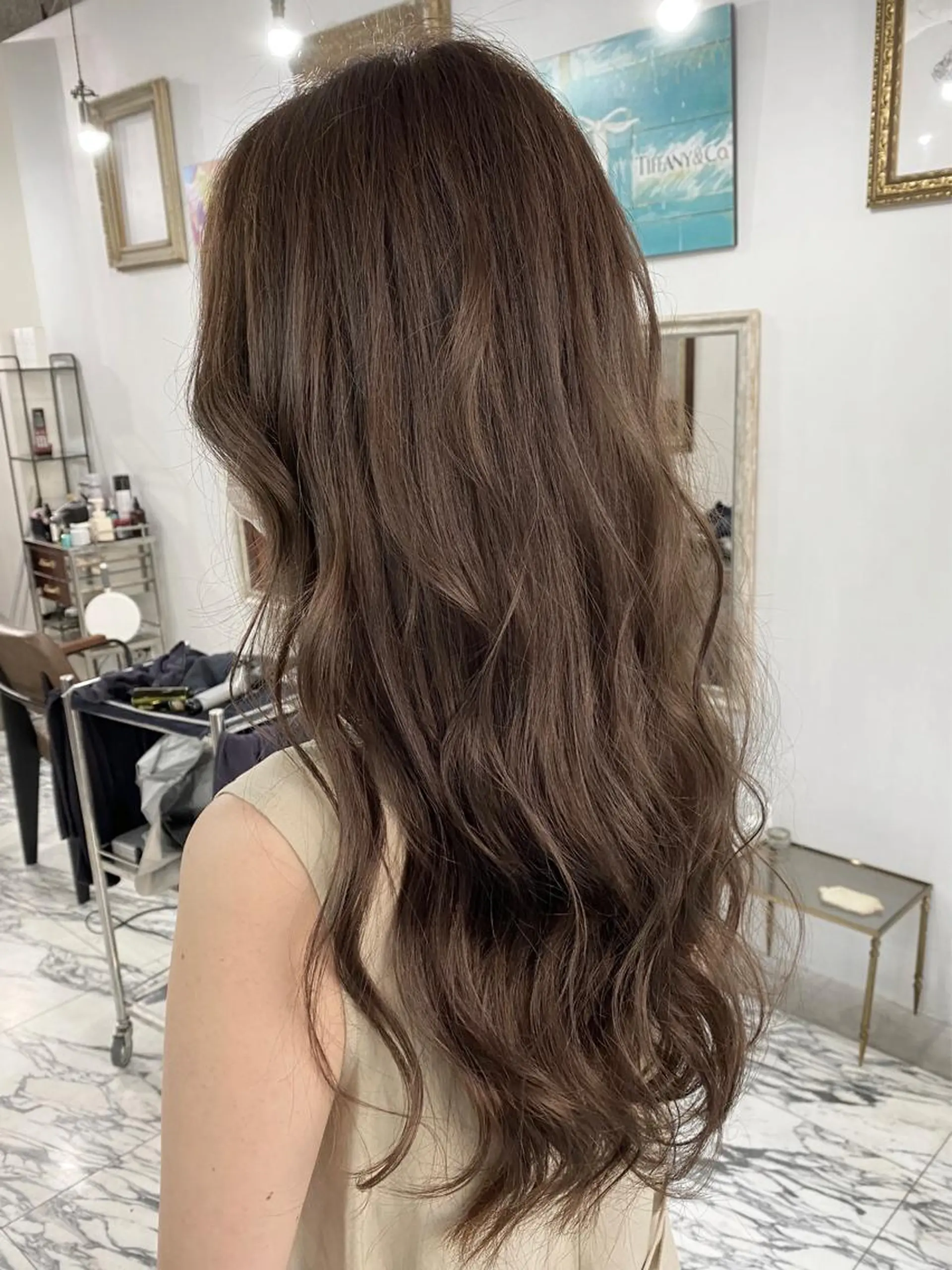 ロング カラー 👑圧倒的カラー👑 佐々木祐希のヘアスタイル