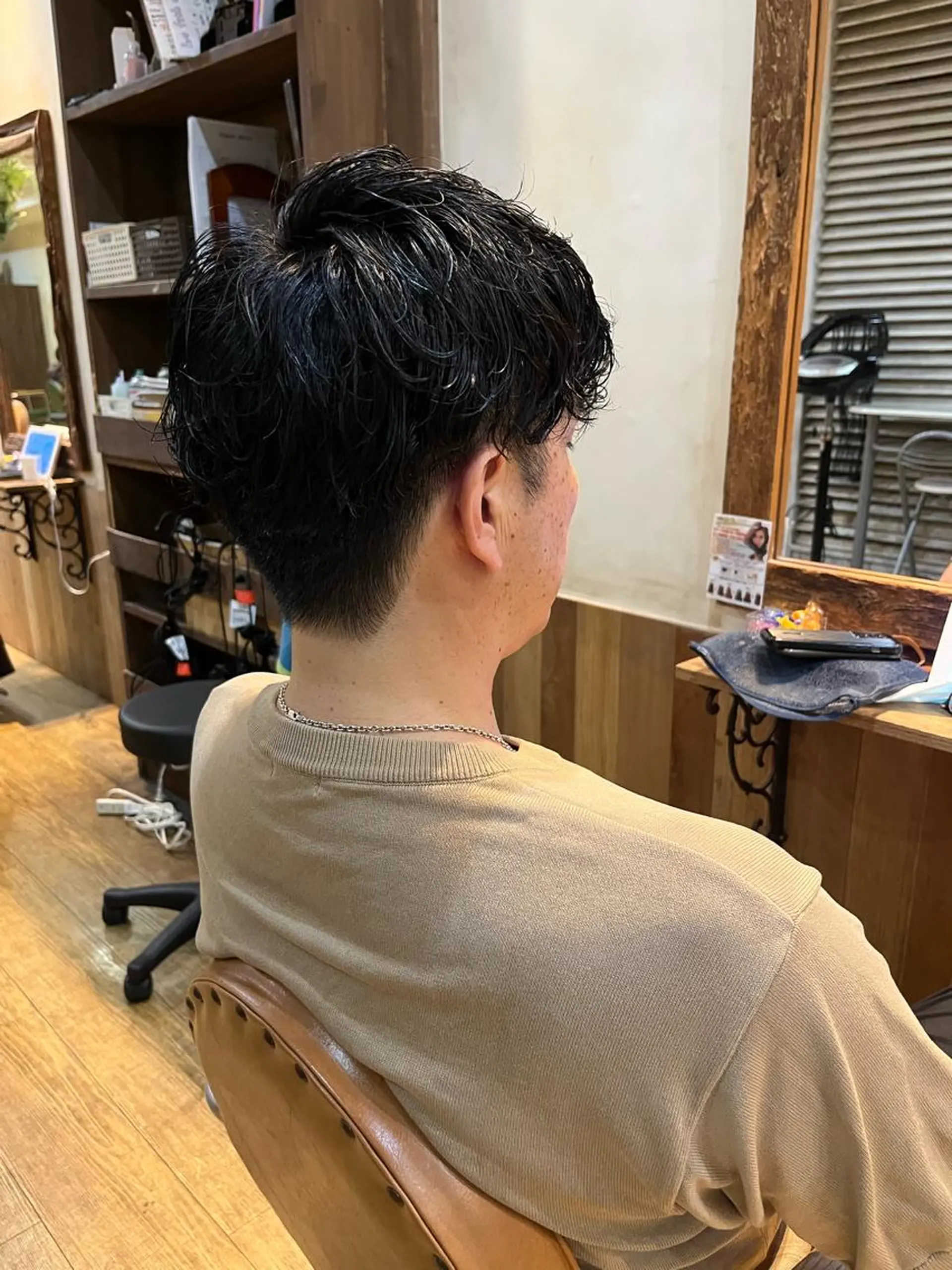 パーマ メンズ 田村 優歩のヘアスタイル