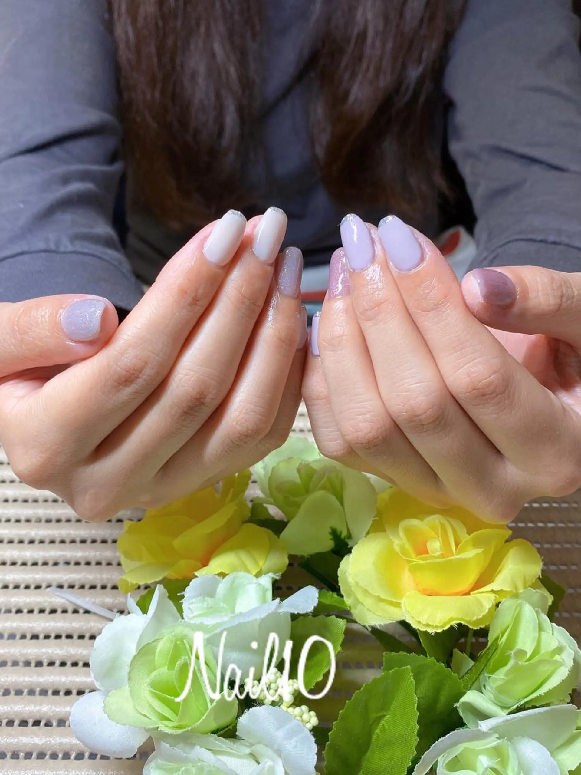 ネイル ラメ(グリッター) ラメグラデーション Nail10 Kakoのネイルデザイン