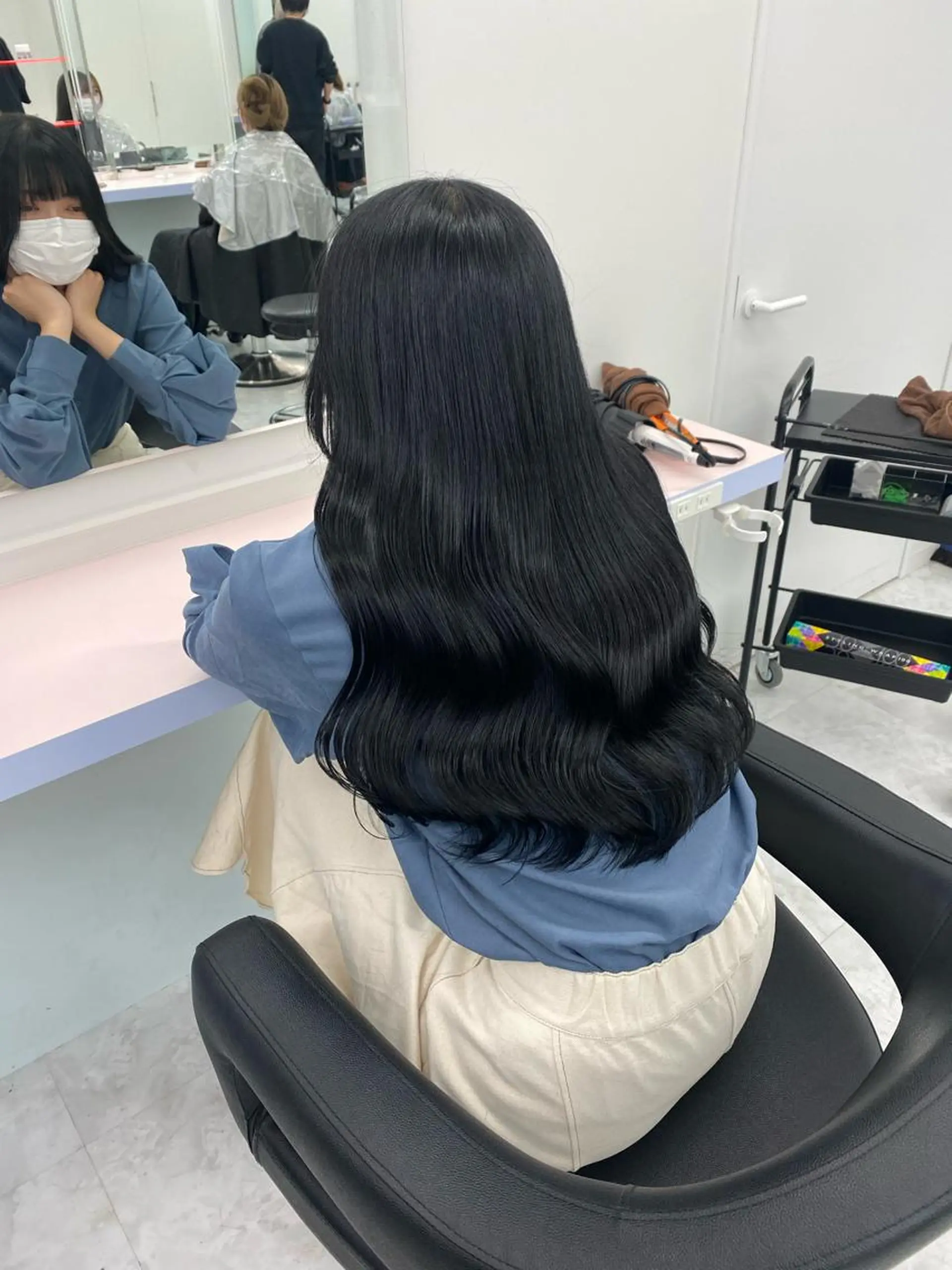 ロング カラー レイヤー×透明感カラ ーHAYATOのヘアスタイル