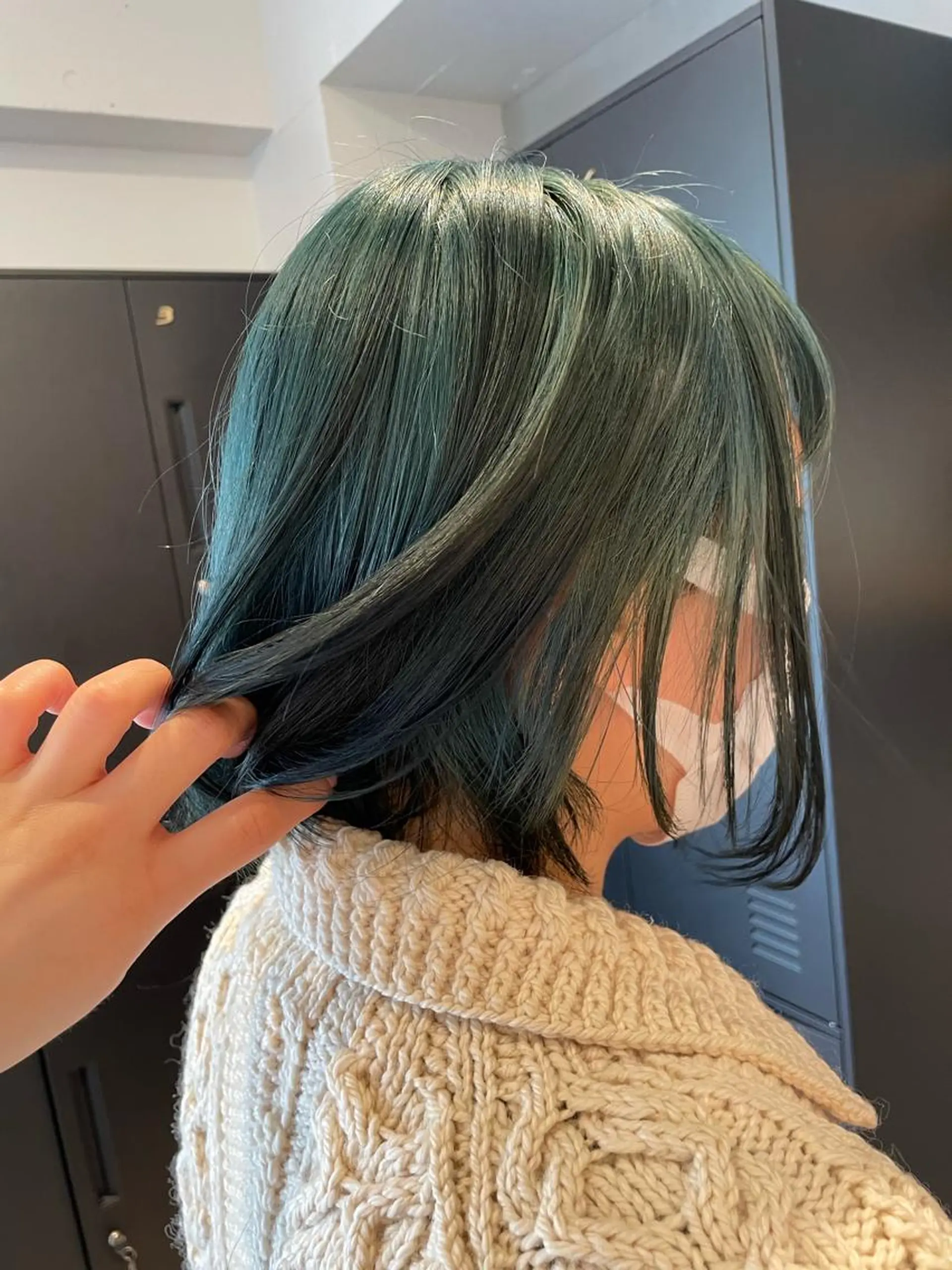 ミディアム カラー カット ヘアカラー トリートメント SALOWIN下北沢所属・hazuki 🌝のヘアスタイル