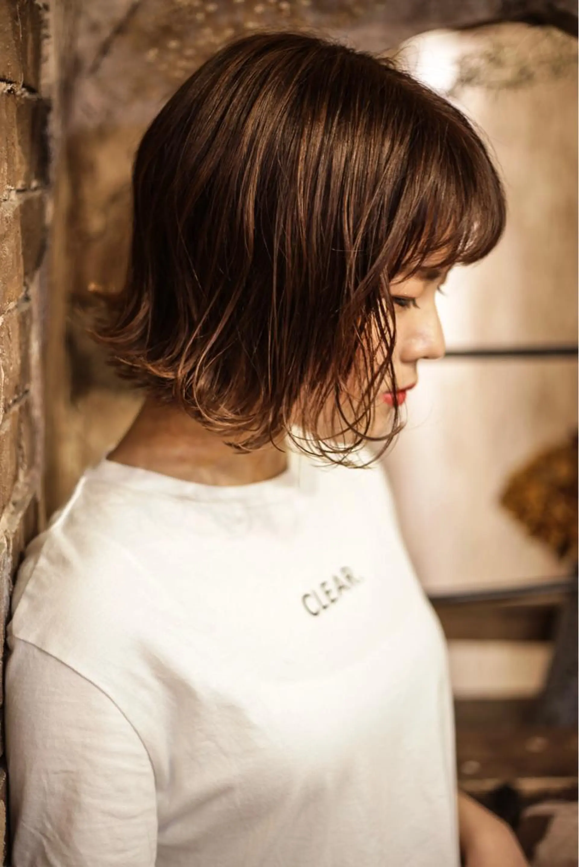 ミディアム ボブ 外ハネヘア nico 。のその他イメージ