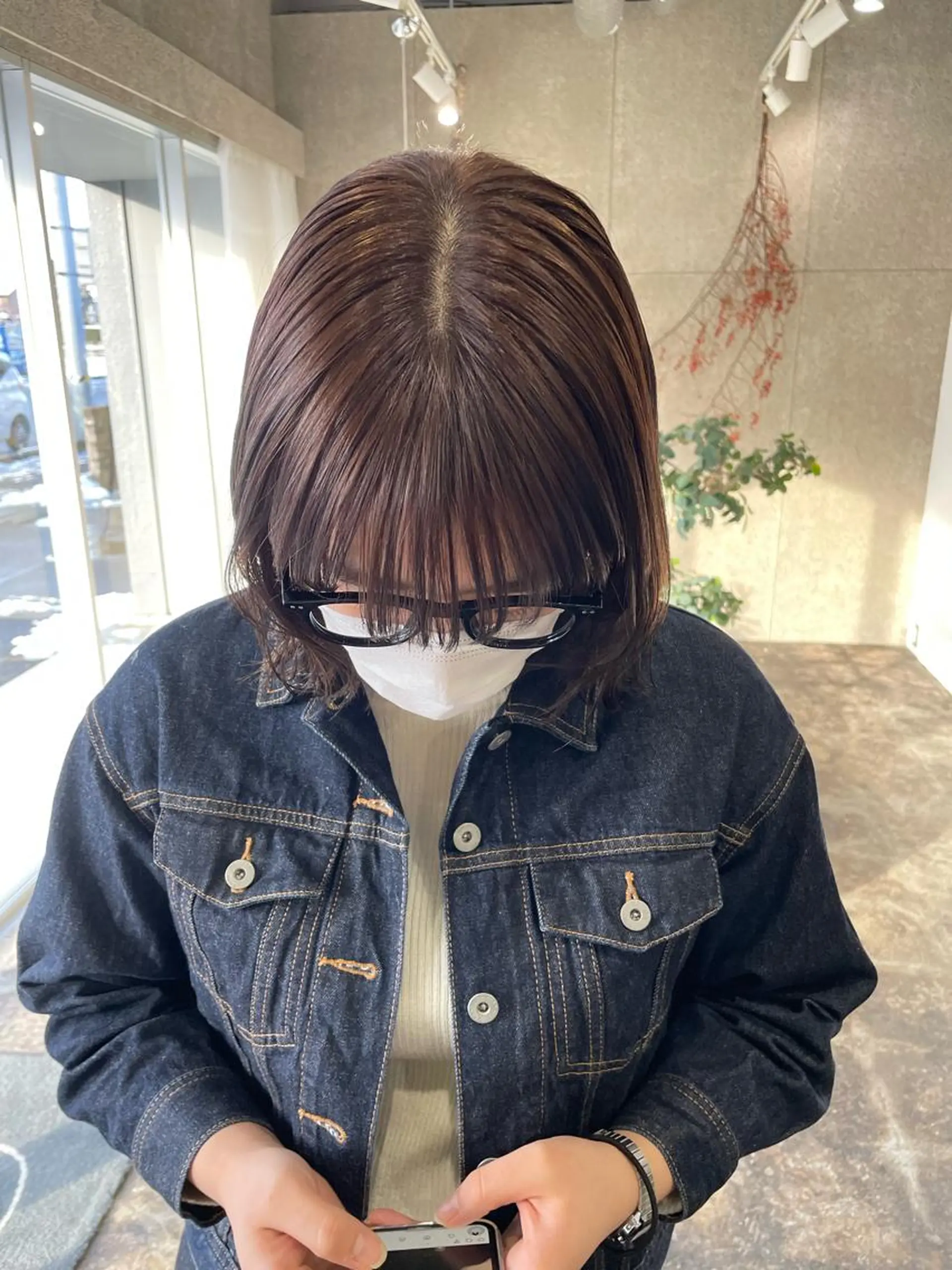 ミディアム akiba ryokaのヘアスタイル