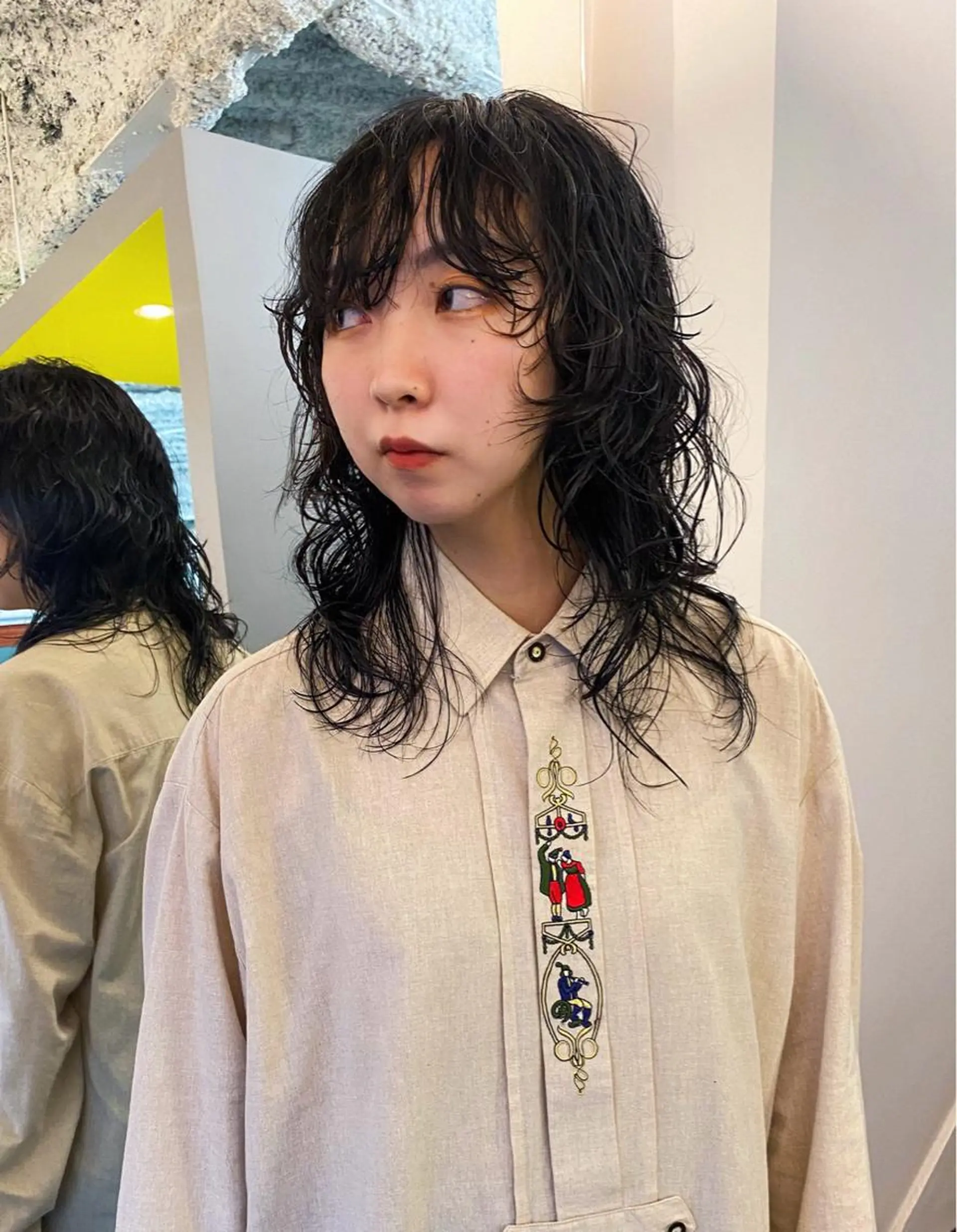 セミロング パーマ カット パーマ レイヤー/パーマ /ウルフ/nabeのヘアスタイル