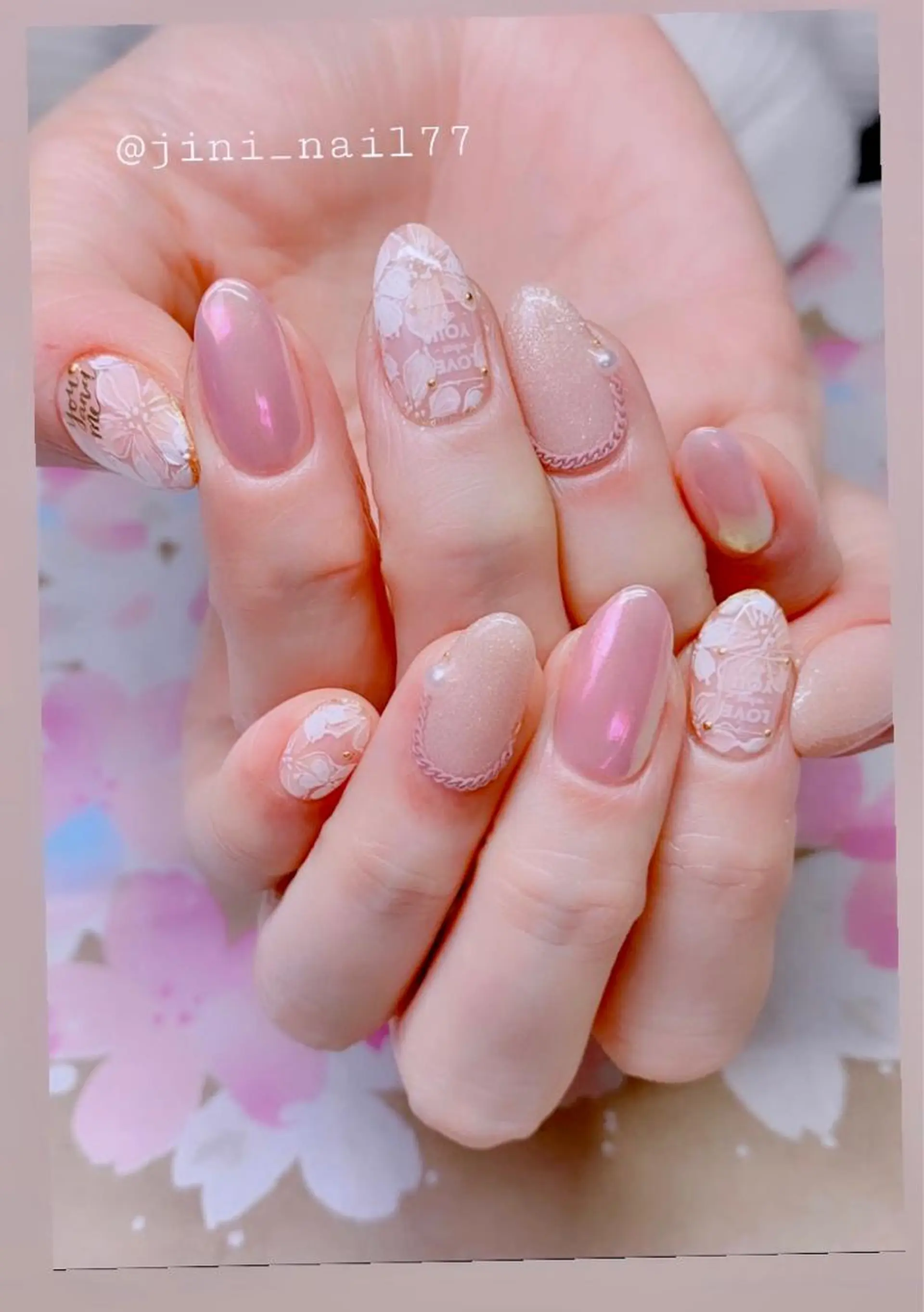ネイル フットネイル JINI NAIL所属・ジニ ネイルのネイルデザイン