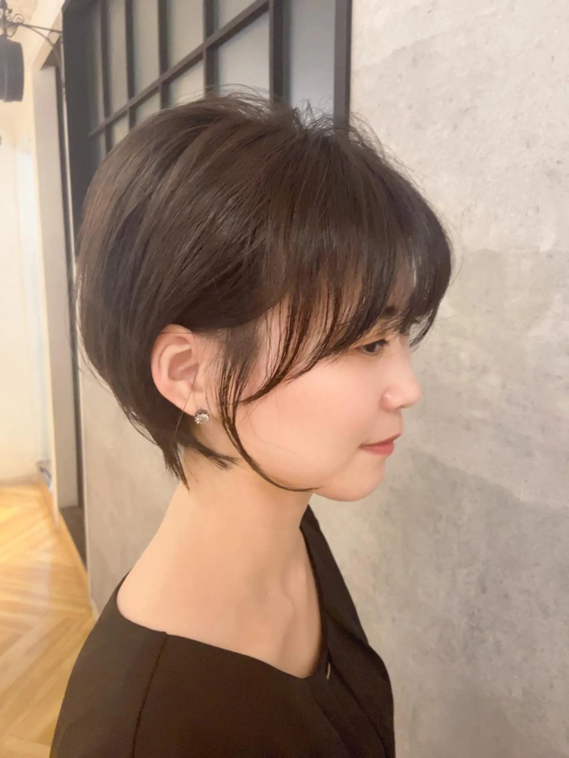 ショート カラー ヘアアレンジ くびれヘア ショートヘア ✨髪質改善/透明感✨ 西野　陽のヘアスタイル