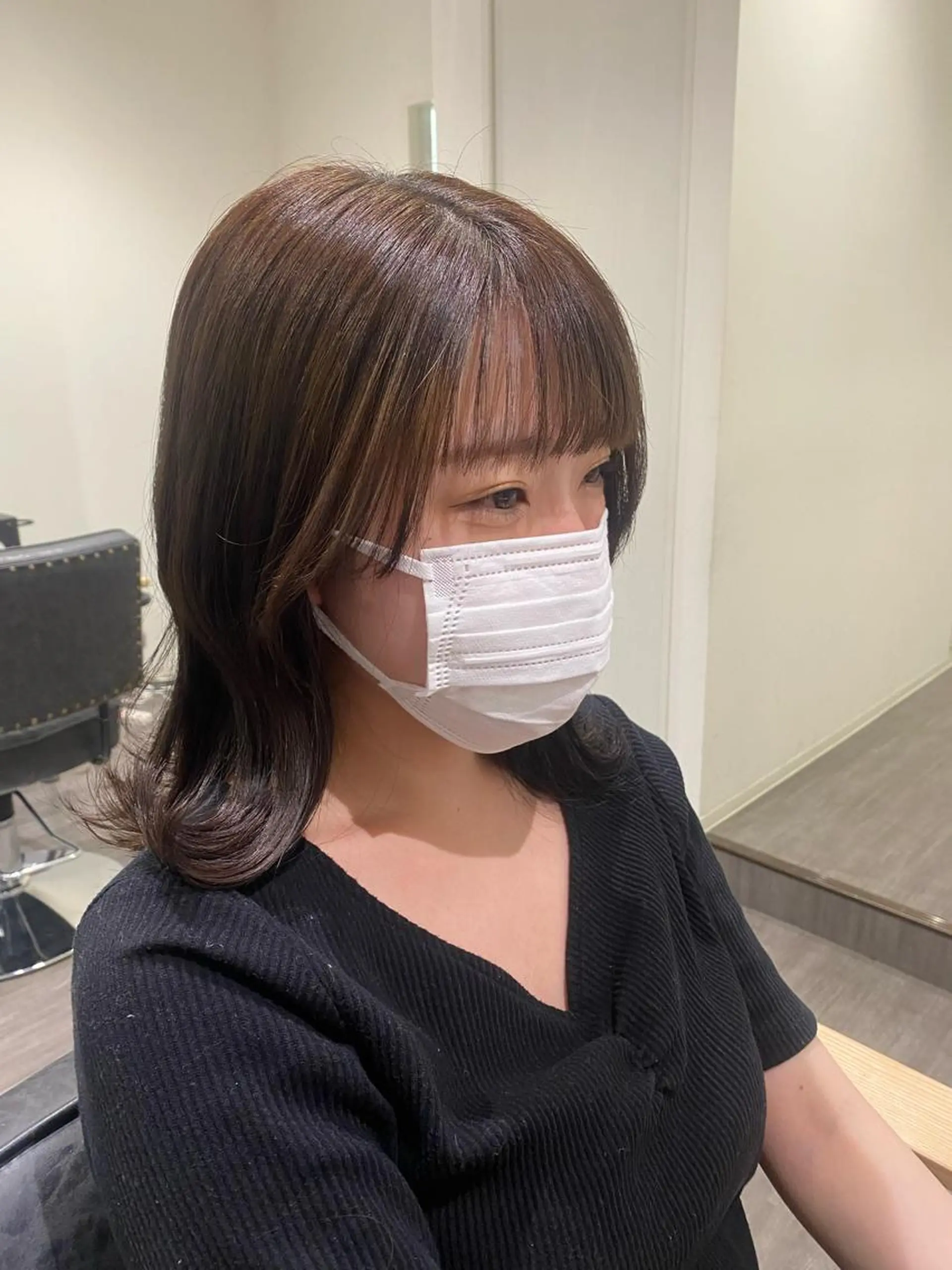 ミディアム カット ヘアカラー cocotte🌿 amaneのヘアスタイル